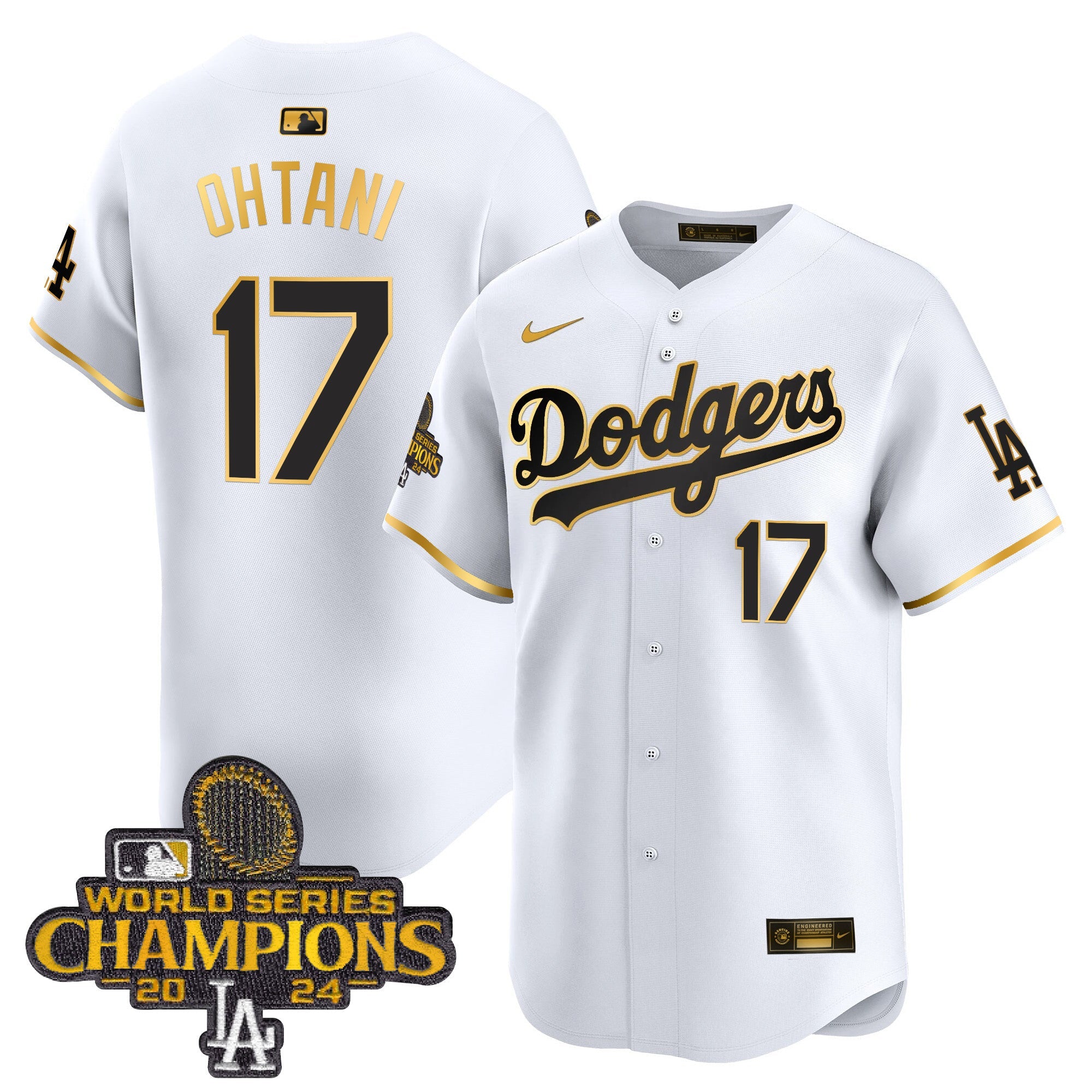 Men’s 2024 World Series Champions Patch Vapor Premier Limited Jersey