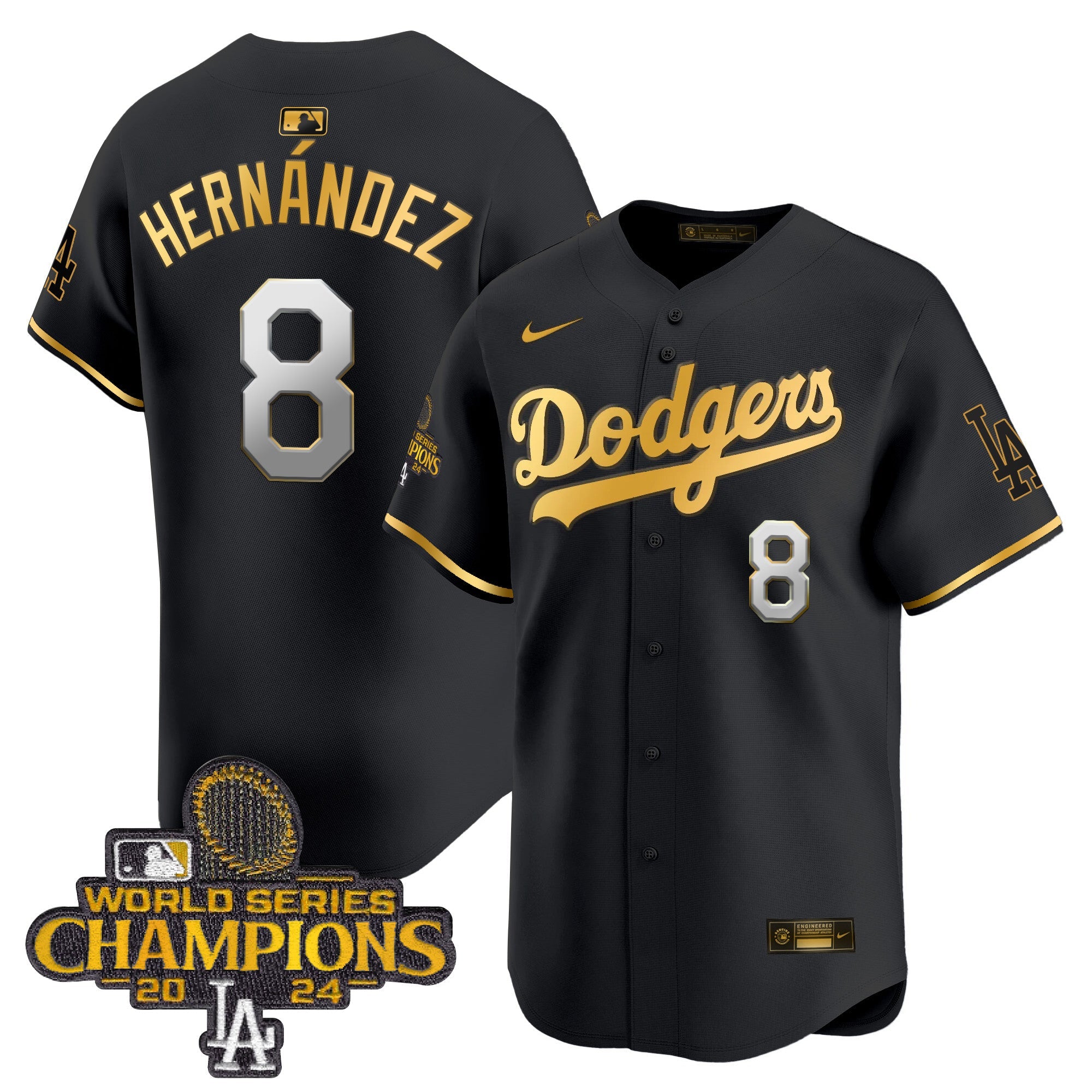 Men’s 2024 World Series Champions Patch Vapor Premier Limited Jersey