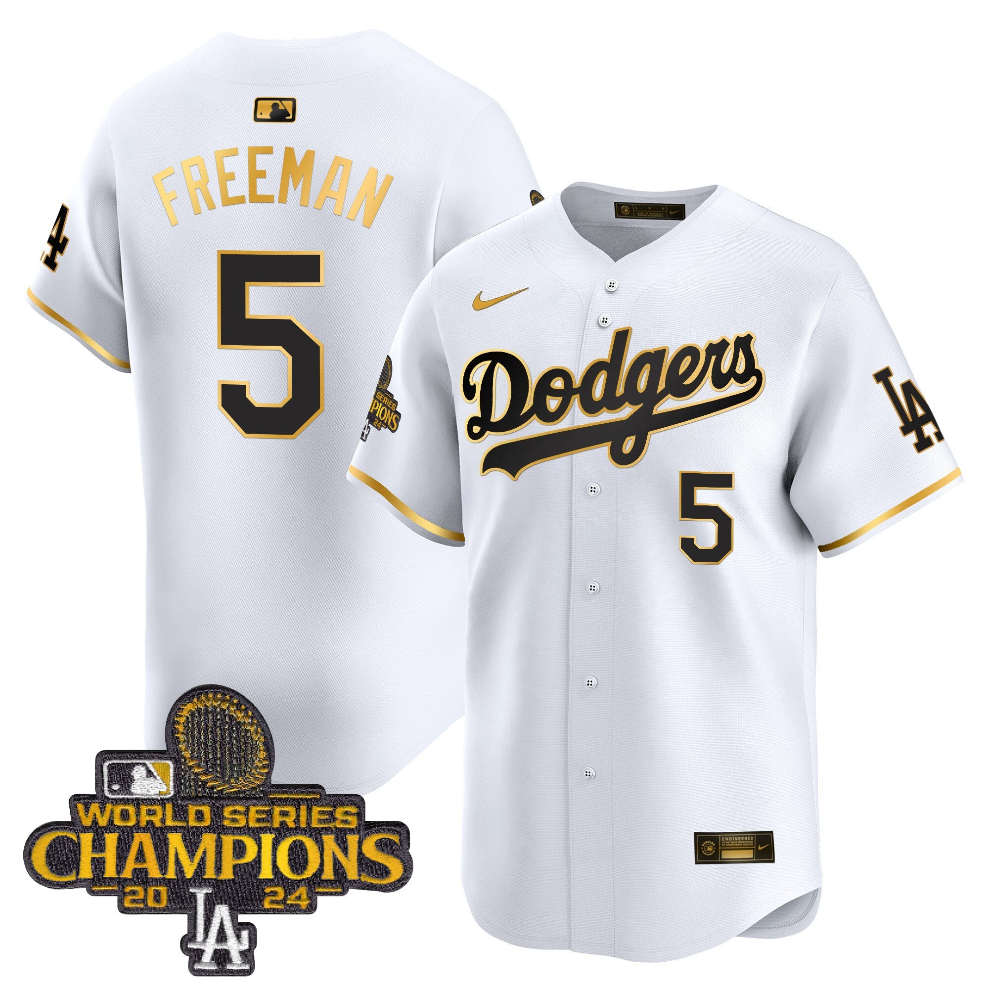 Men’s 2024 World Series Champions Patch Vapor Premier Limited Jersey