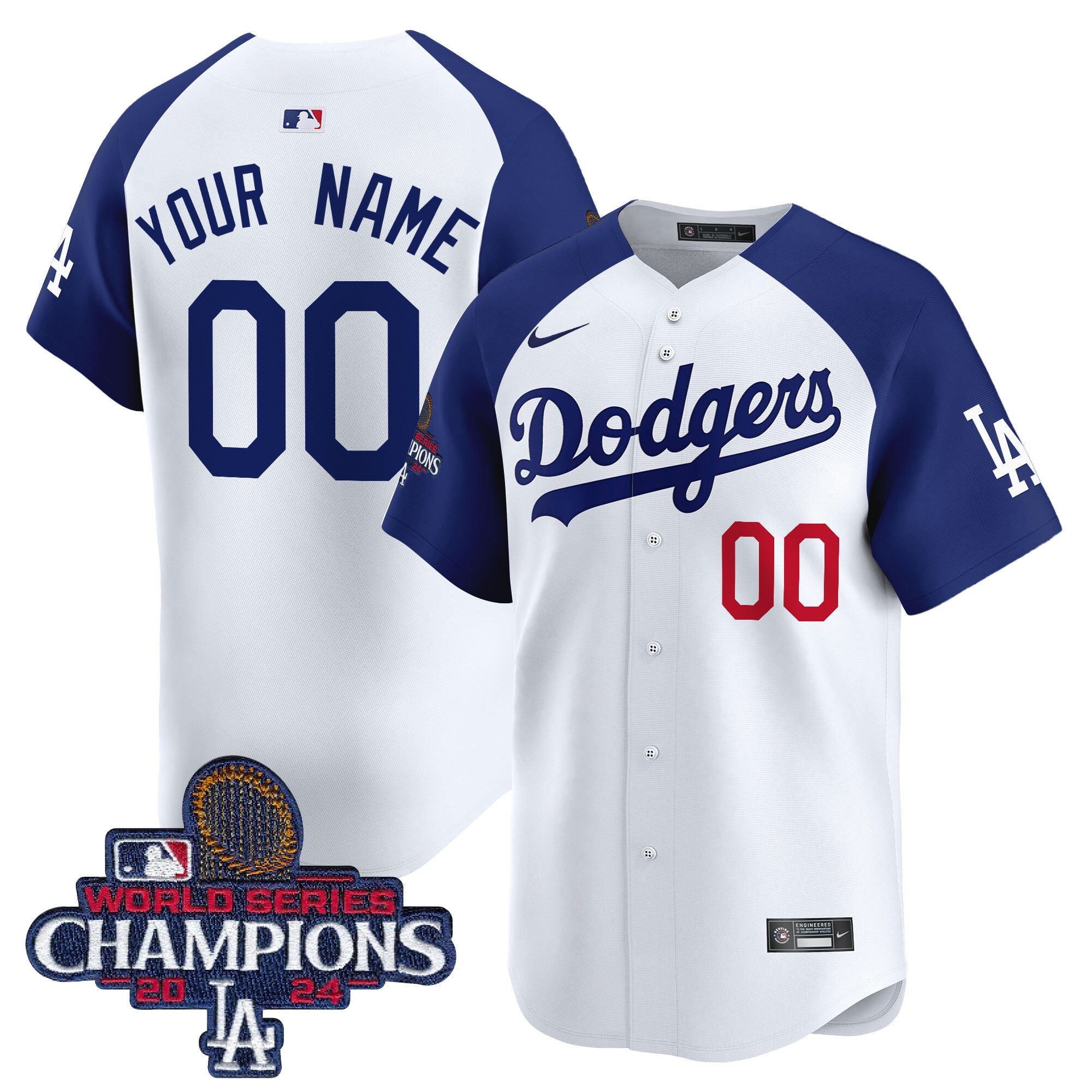 2024 World Series Champions Patch Vapor Premier Limited Custom Jersey