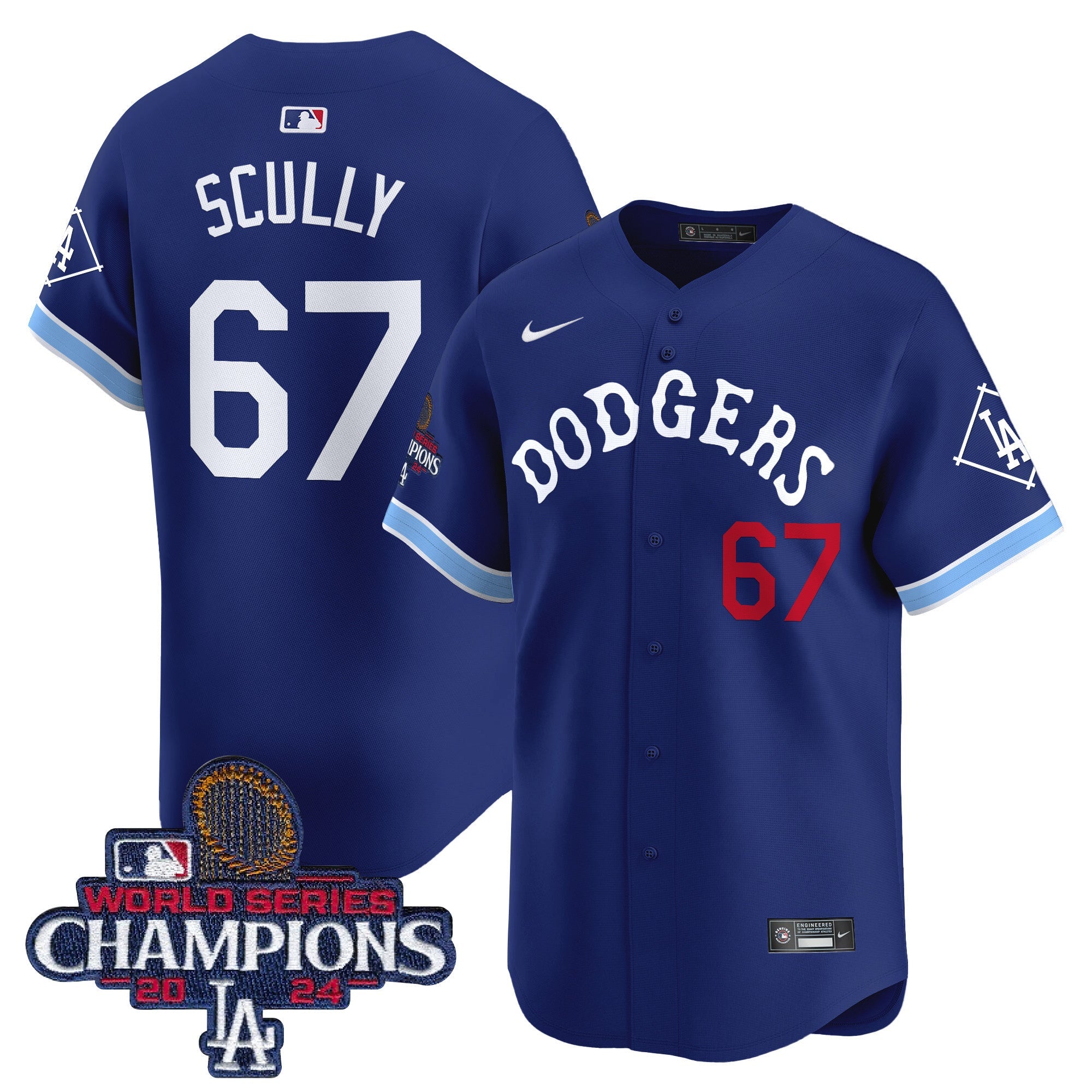 Men’s Tribute 2024 World Series Champions Vapor Premier Limited Jersey