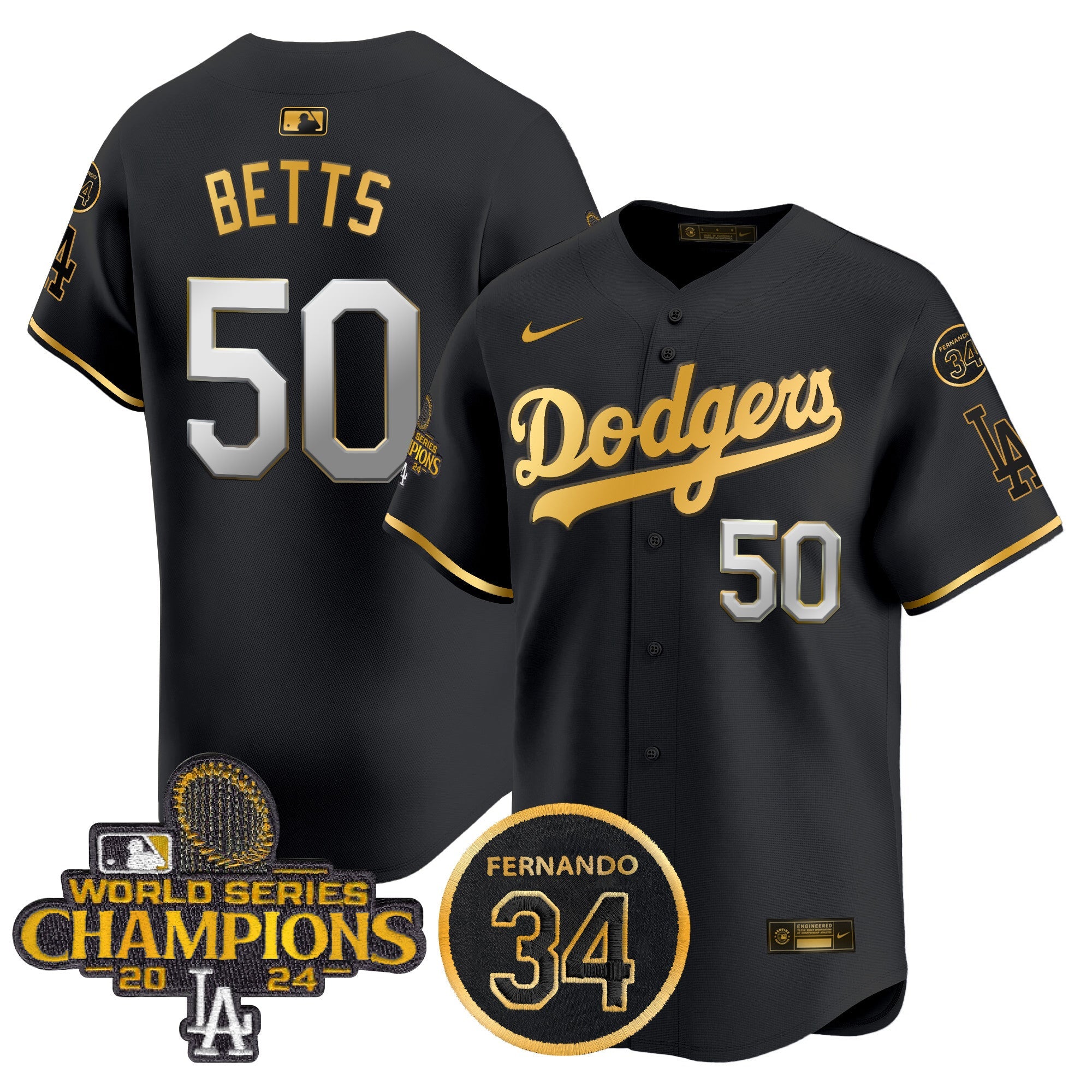 Men’s 2024 World Series Champions Patch Vapor Premier Limited Jersey V2