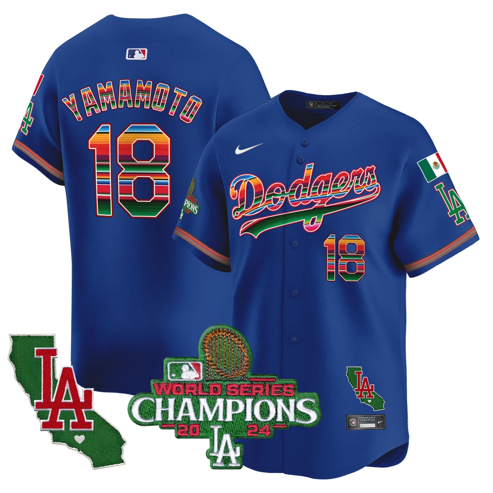 Men’s Mexico 2024 World Series Champions Vapor Premier Limited Jersey