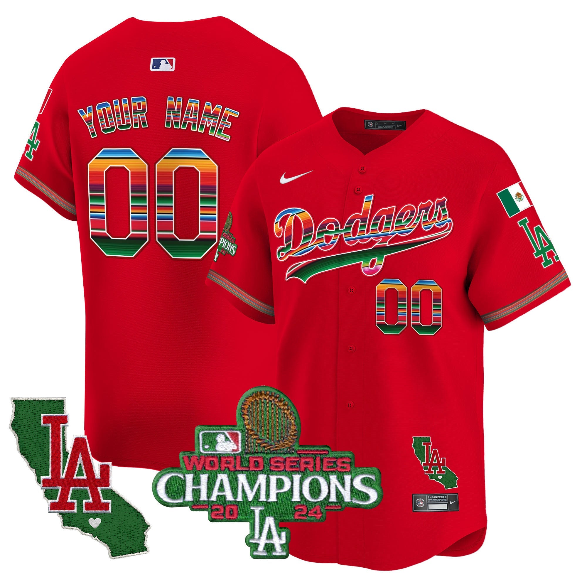 Mexico 2024 World Series Champions Vapor Premier Limited Custom Jersey