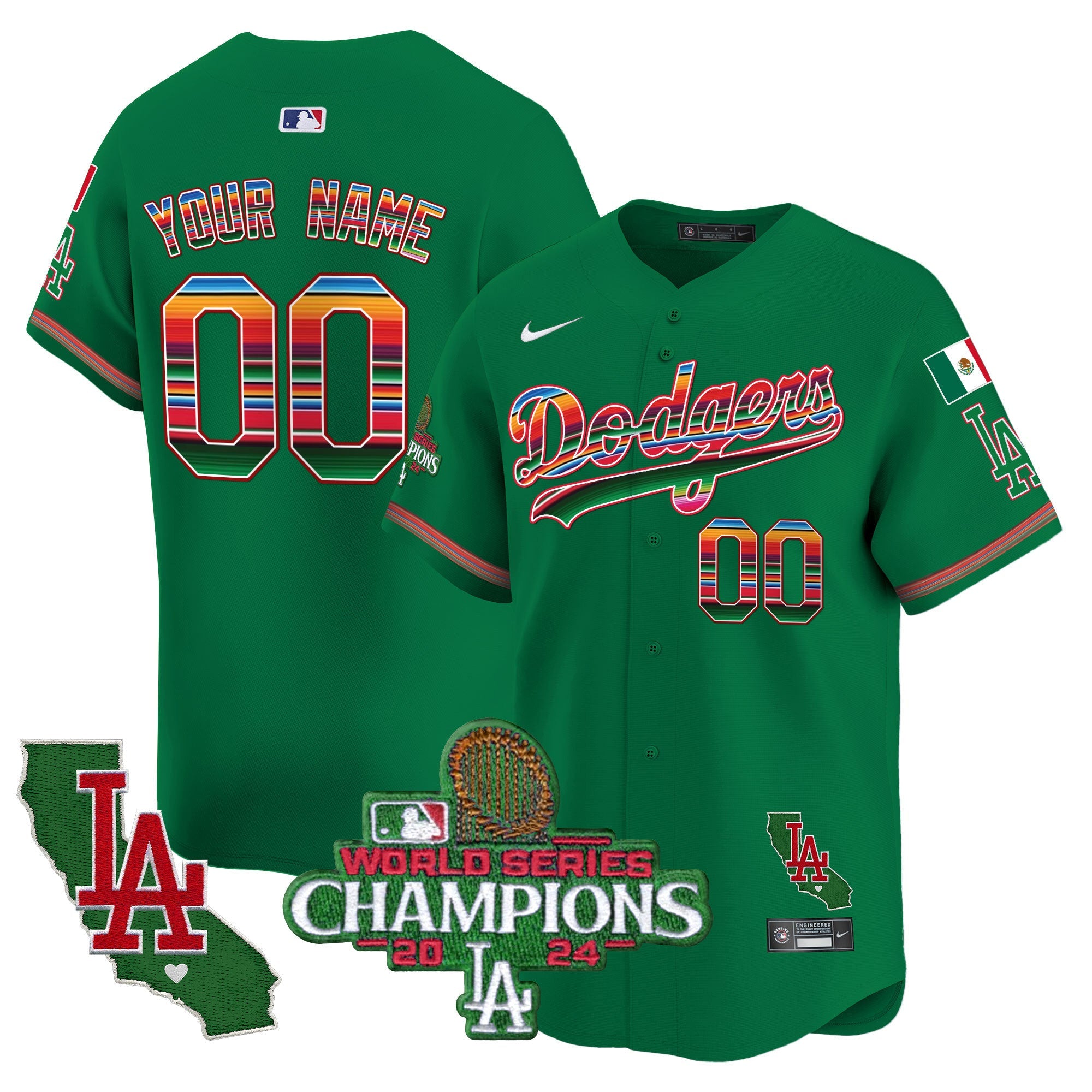 Mexico 2024 World Series Champions Vapor Premier Limited Custom Jersey