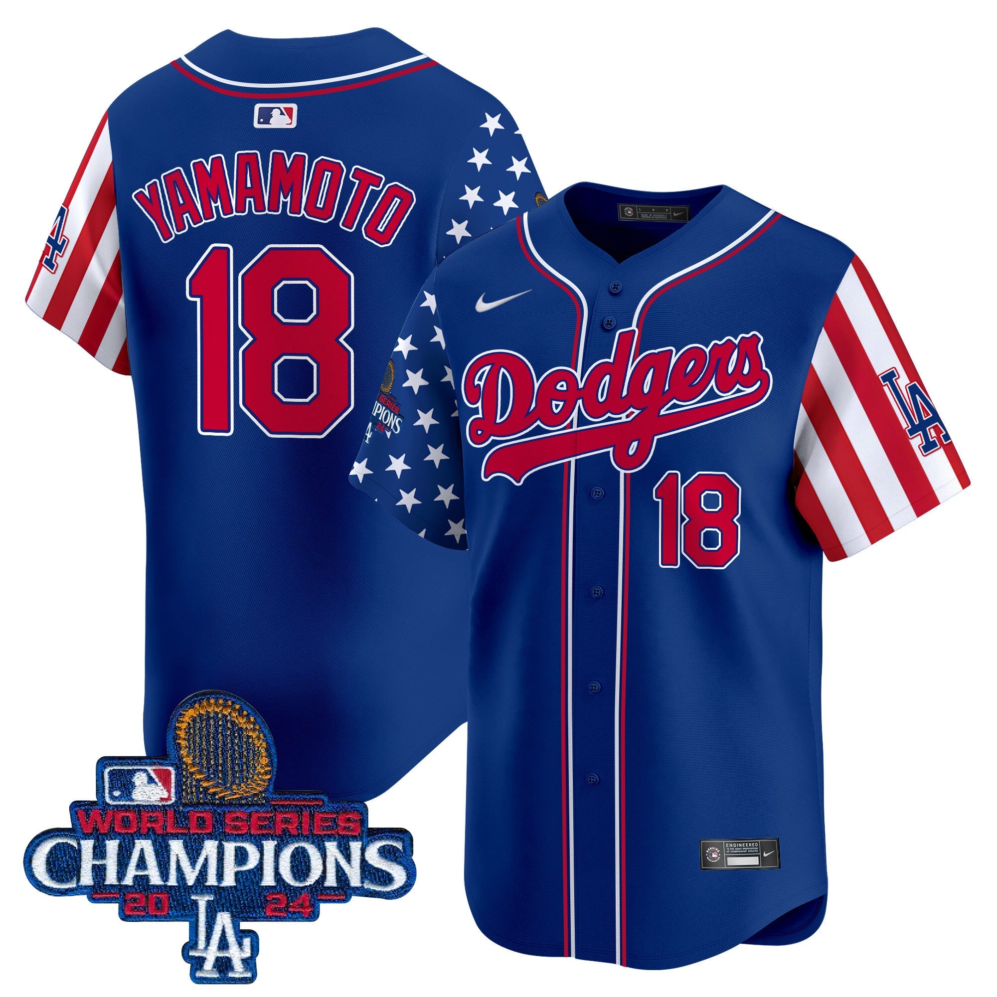 Men’s Memorial Day & 2024 World Series Champions Vapor Premier Limited Jersey