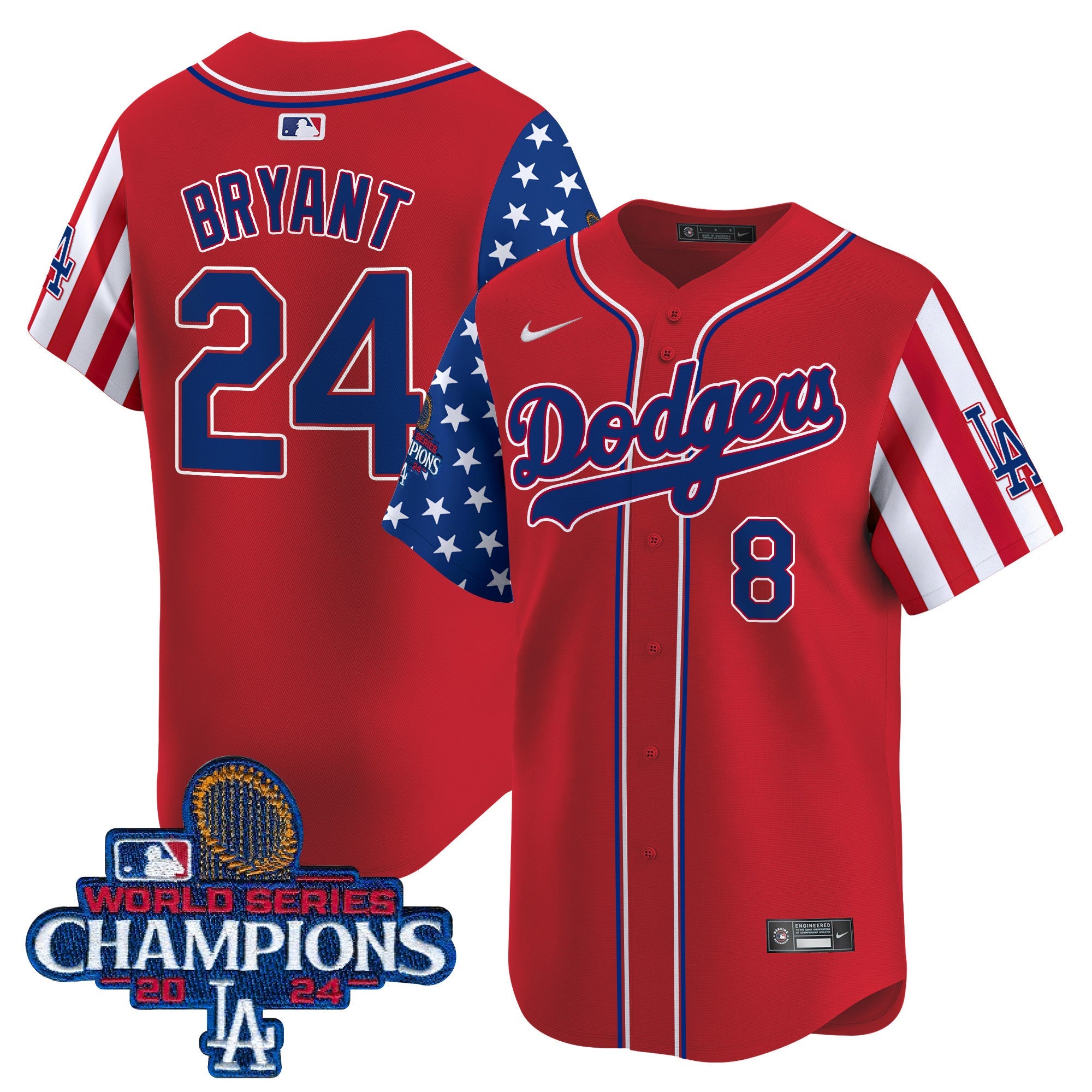 Men’s Memorial Day & 2024 World Series Champions Vapor Premier Limited Jersey