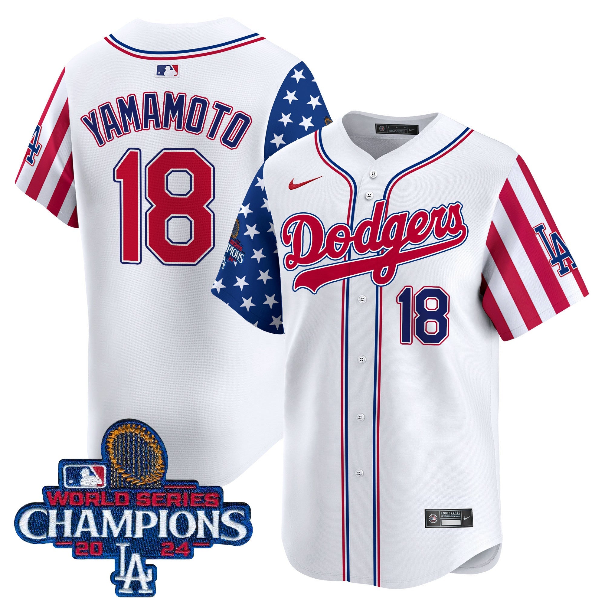 Men’s Memorial Day & 2024 World Series Champions Vapor Premier Limited Jersey