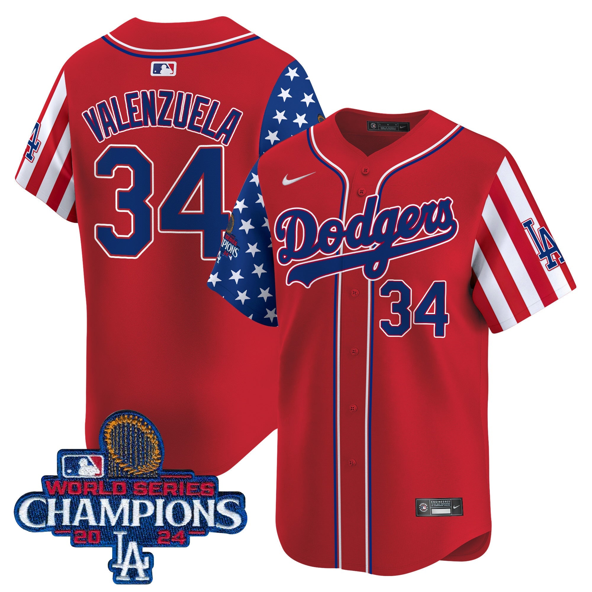 Men’s Memorial Day & 2024 World Series Champions Vapor Premier Limited Jersey