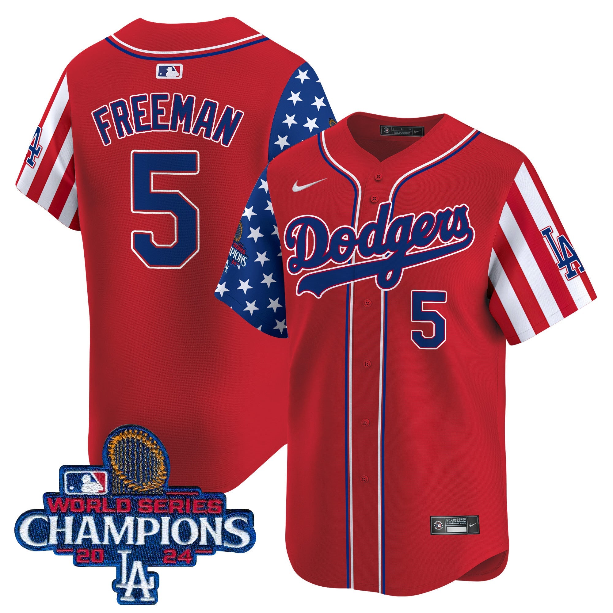 Men’s Memorial Day & 2024 World Series Champions Vapor Premier Limited Jersey