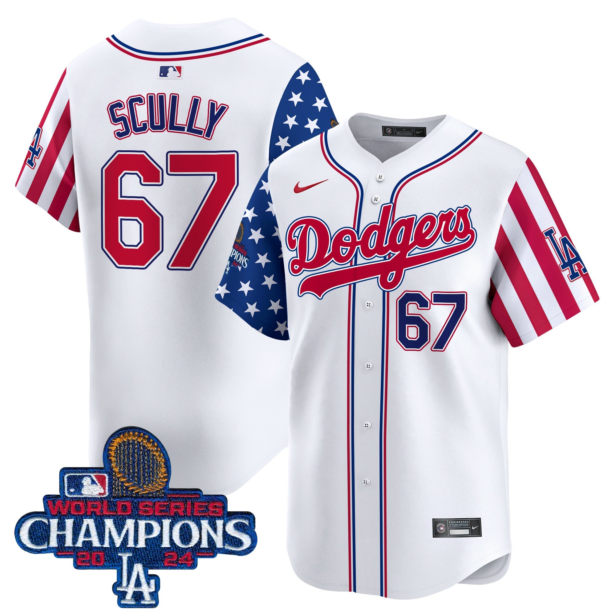 Men’s Memorial Day & 2024 World Series Champions Vapor Premier Limited Jersey