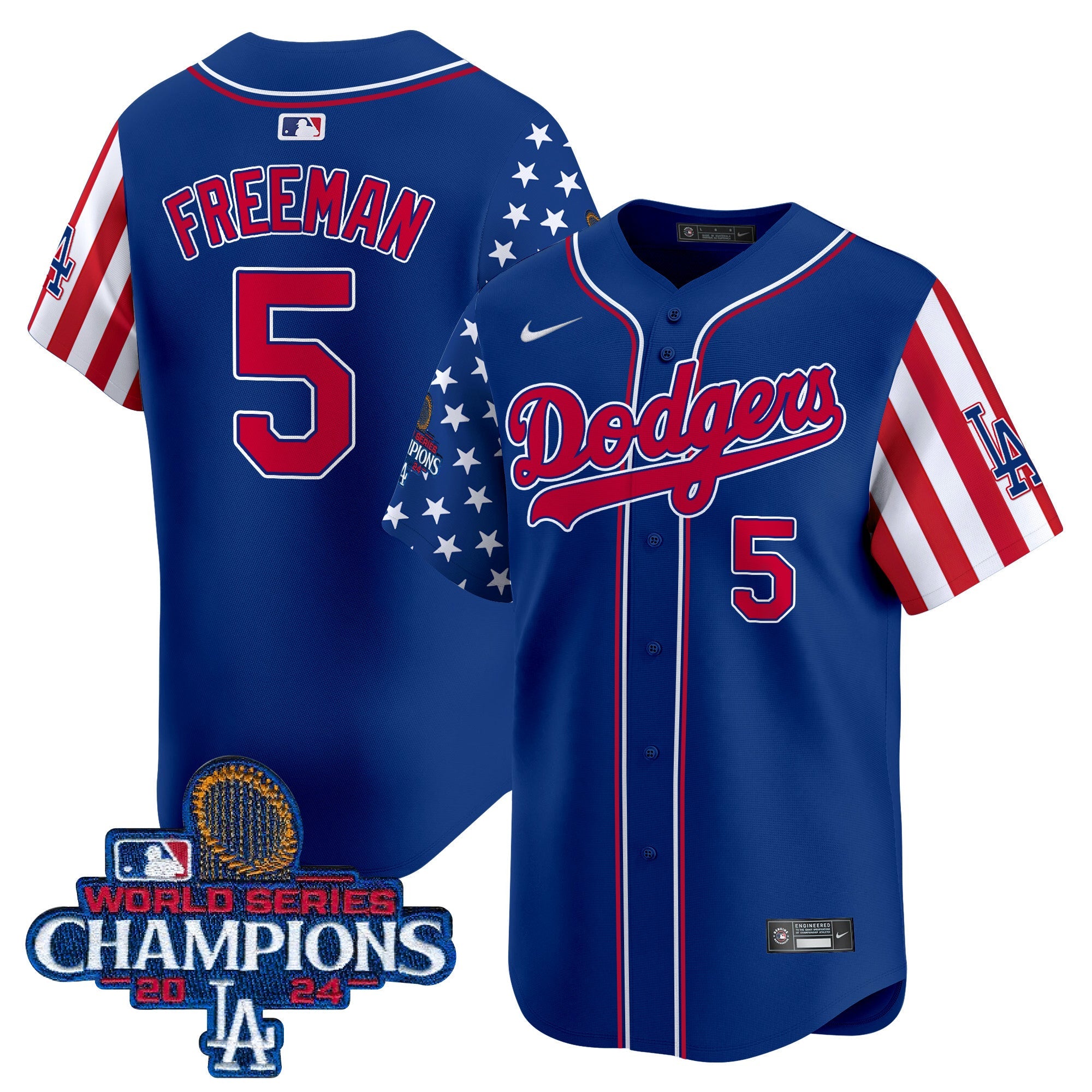 Men’s Memorial Day & 2024 World Series Champions Vapor Premier Limited Jersey