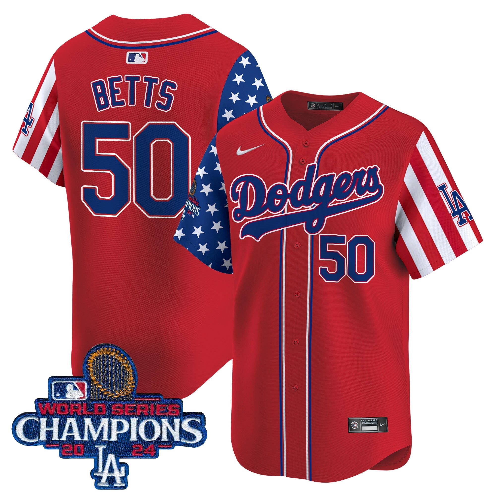 Men’s Memorial Day & 2024 World Series Champions Vapor Premier Limited Jersey