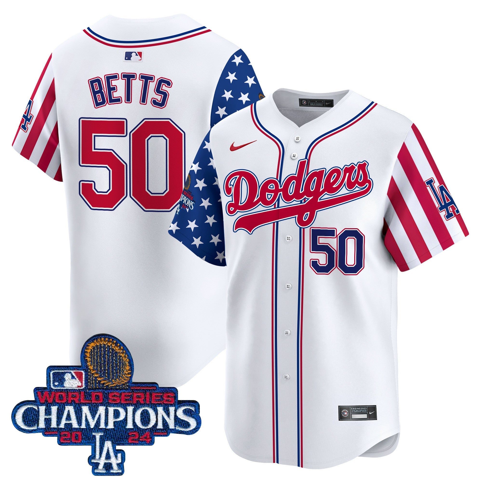 Men’s Memorial Day & 2024 World Series Champions Vapor Premier Limited Jersey