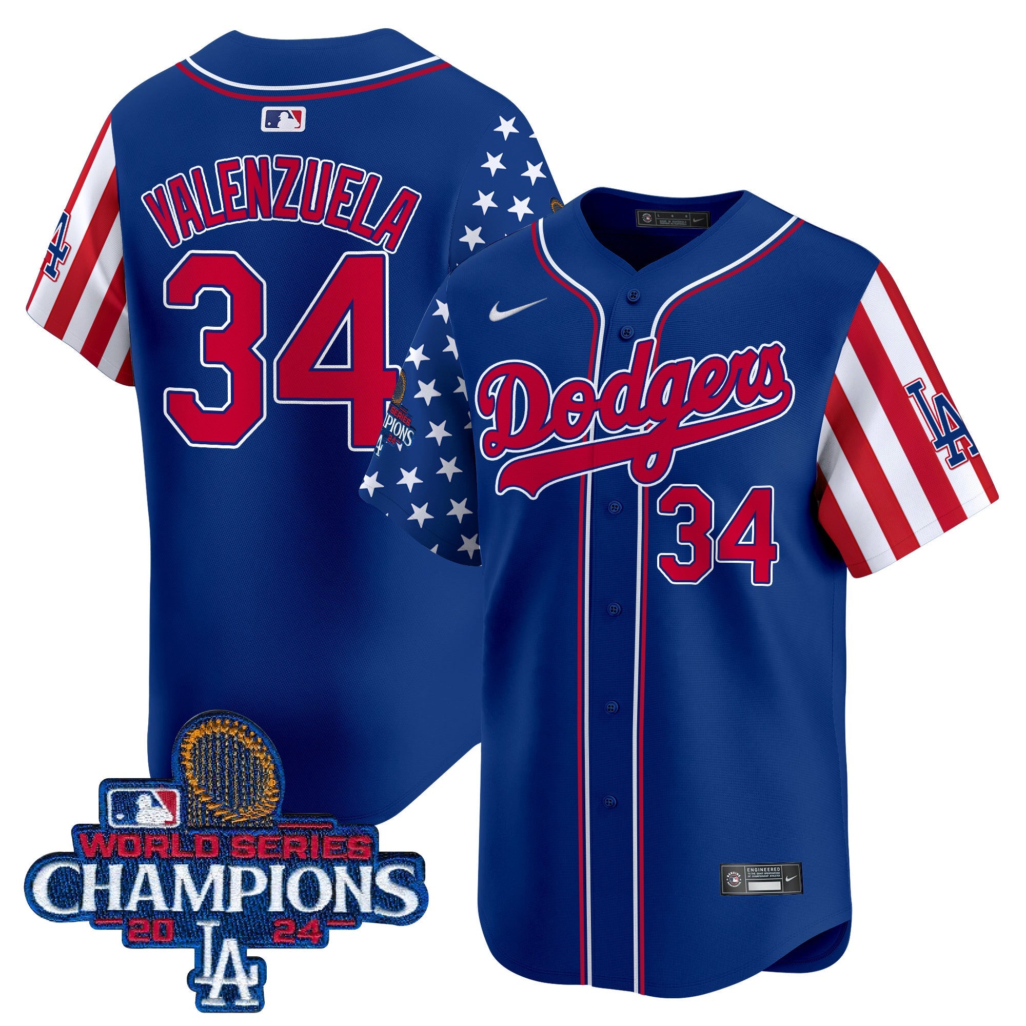 Men’s Memorial Day & 2024 World Series Champions Vapor Premier Limited Jersey