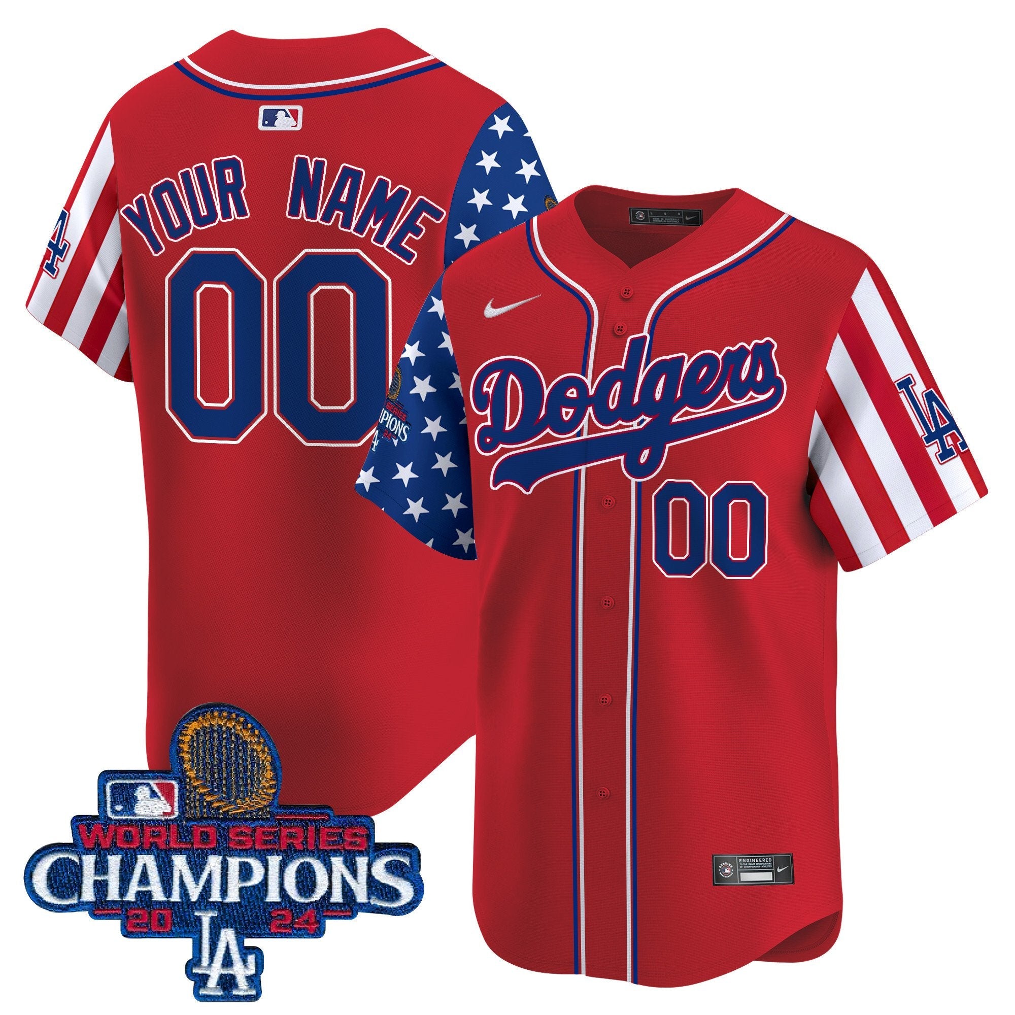 American Style 2024 World Series Champions Vapor Premier Limited Custom Jersey