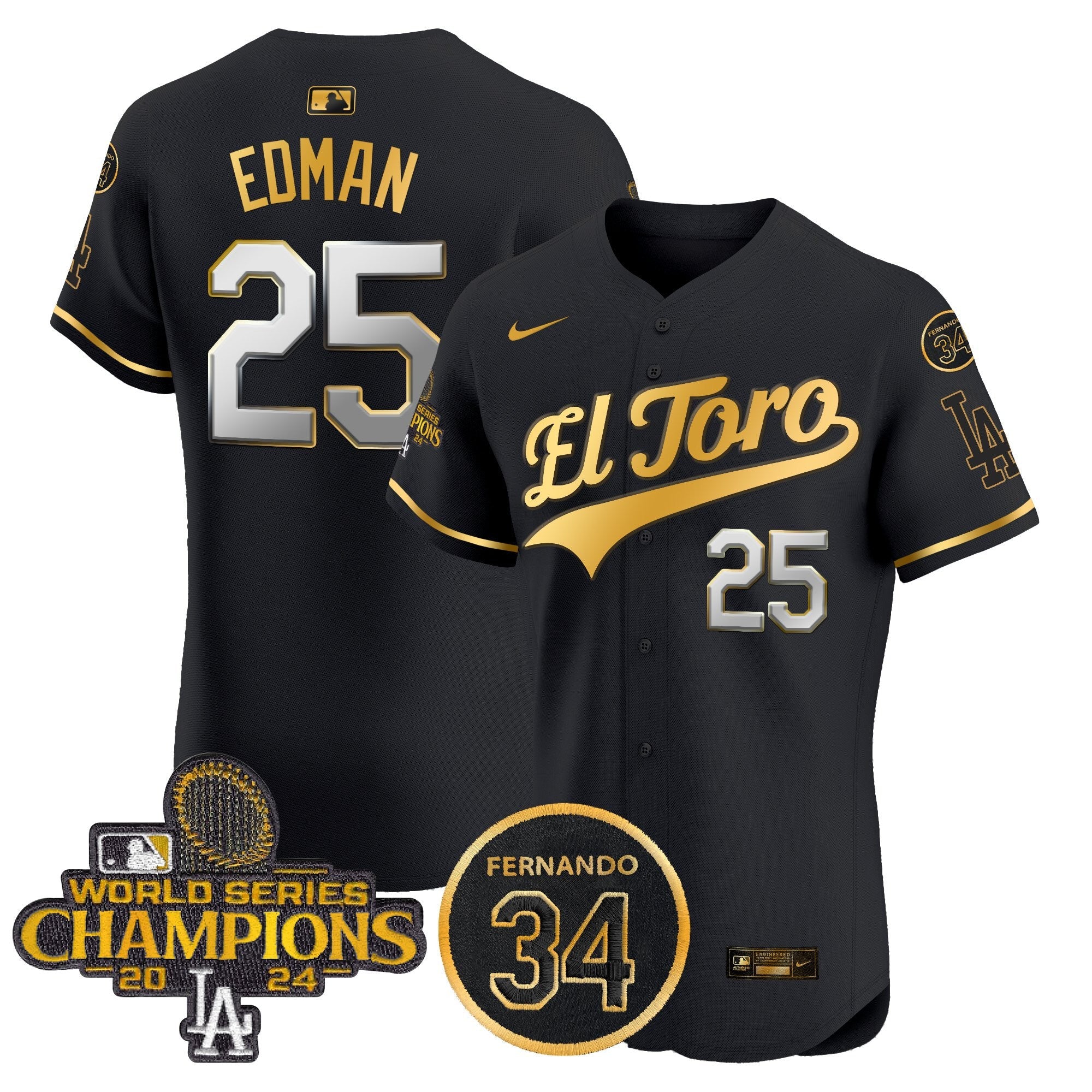 Men’s El Toro 2024 World Series Champions Patch Vapor Premier Elite Jersey