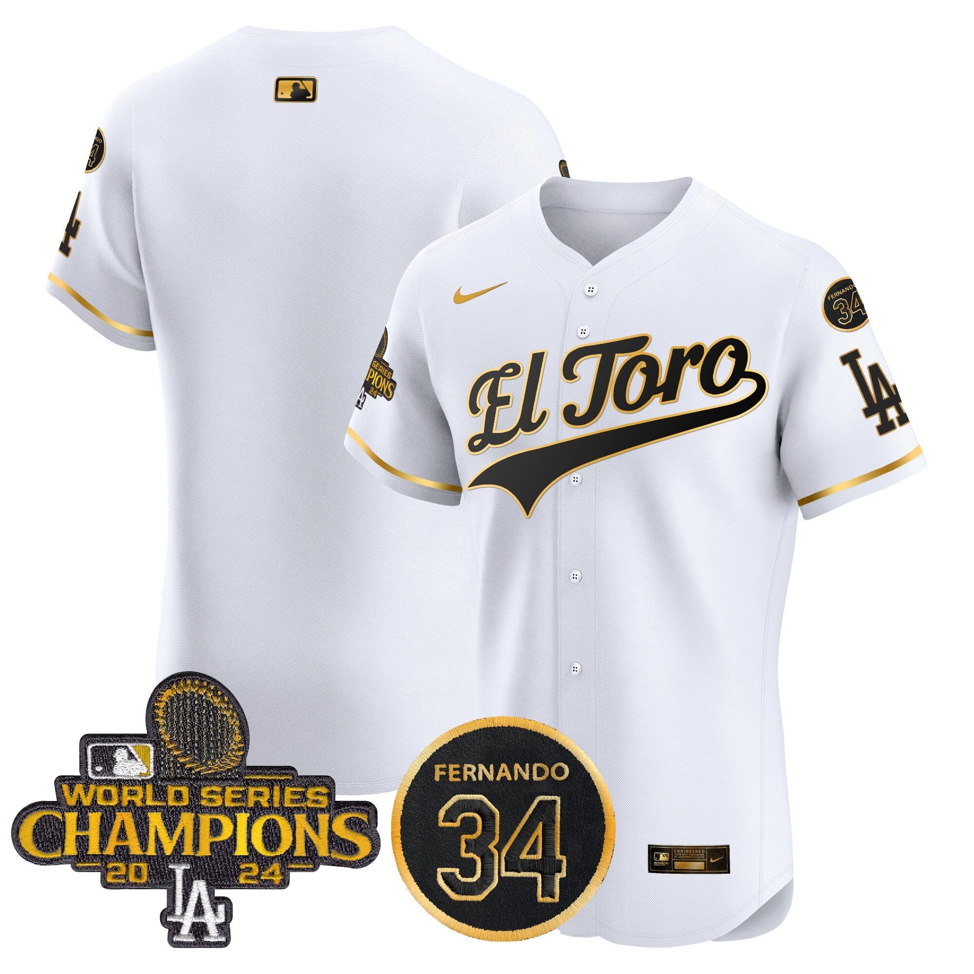 Men’s El Toro 2024 World Series Champions Patch Vapor Premier Elite Jersey