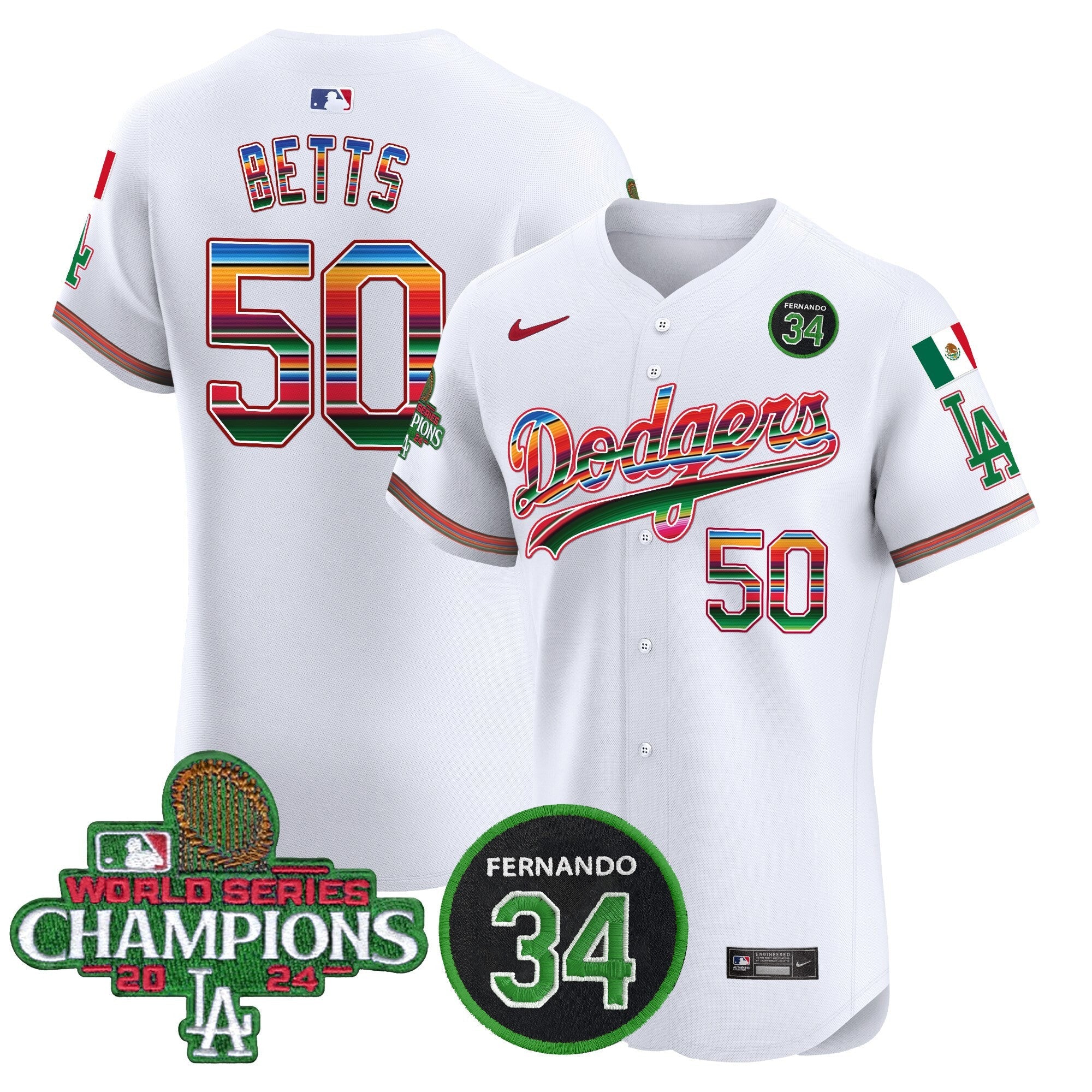 Men’s Mexico 2024 World Series Champions Vapor Premier Elite Jersey V2