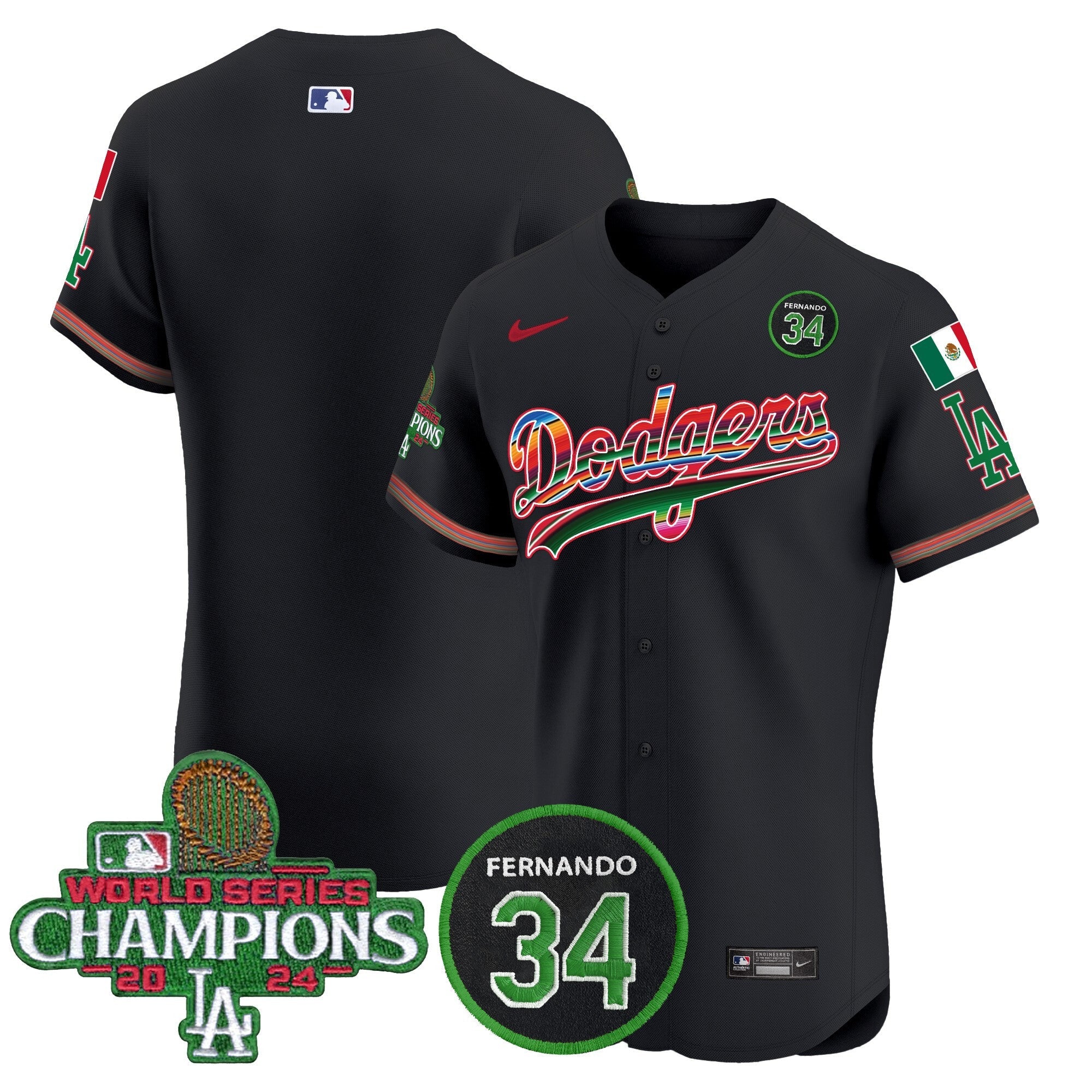 Men’s Mexico 2024 World Series Champions Vapor Premier Elite Jersey V2