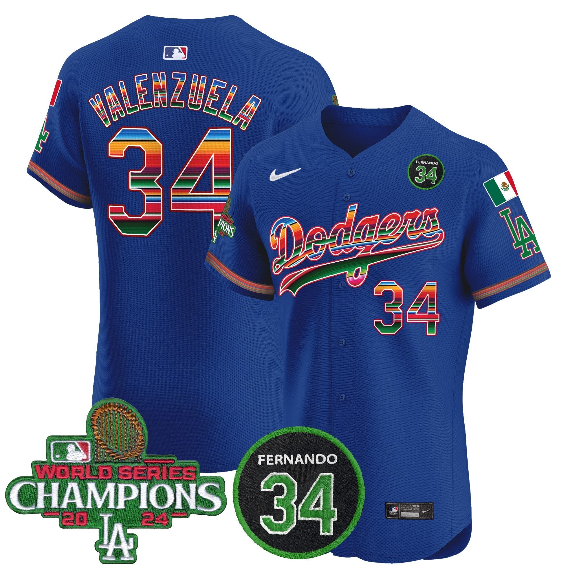 Men’s Mexico 2024 World Series Champions Vapor Premier Elite Jersey V2