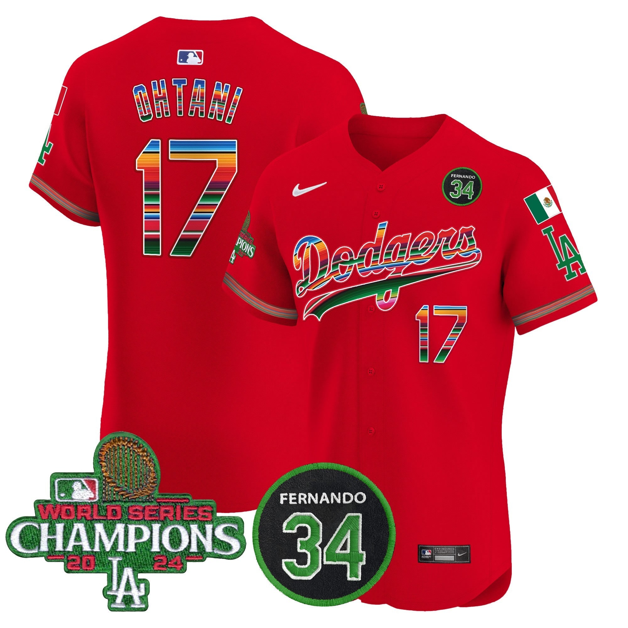 Men’s Mexico 2024 World Series Champions Vapor Premier Elite Jersey V2