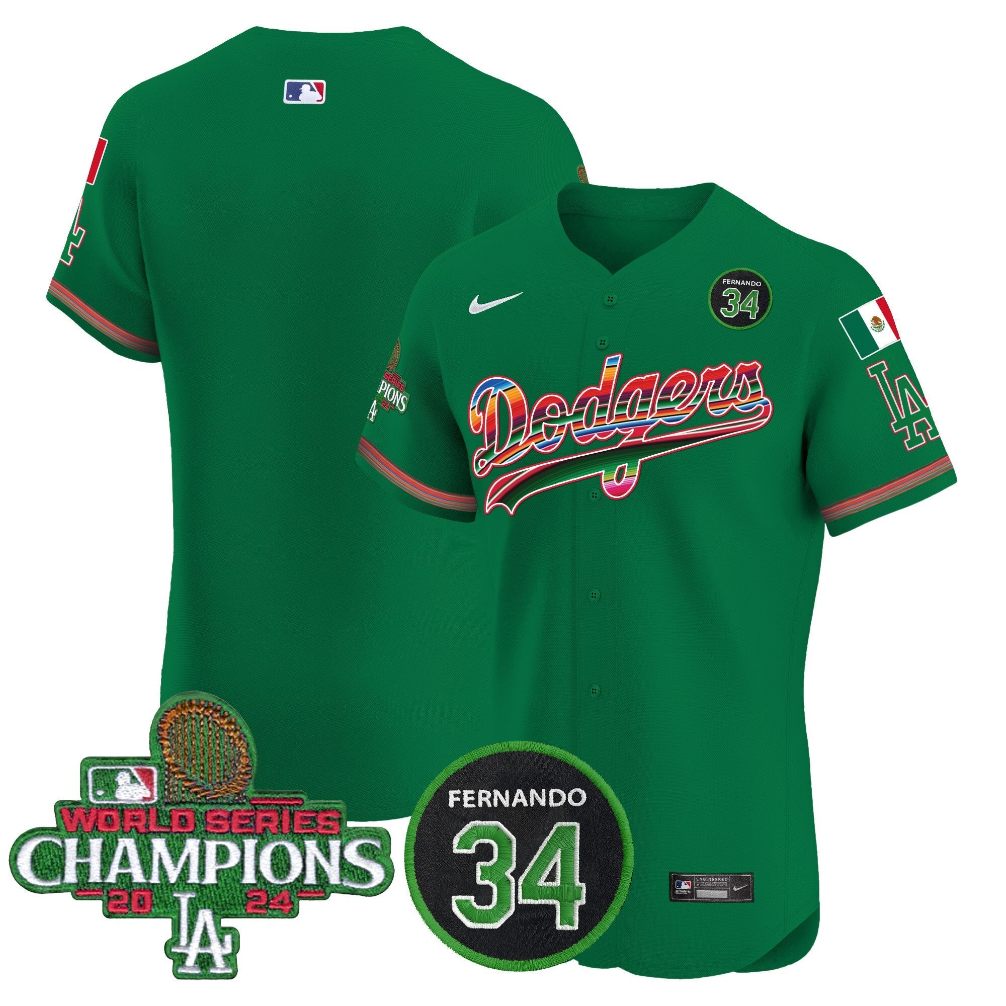 Men’s Mexico 2024 World Series Champions Vapor Premier Elite Jersey V2