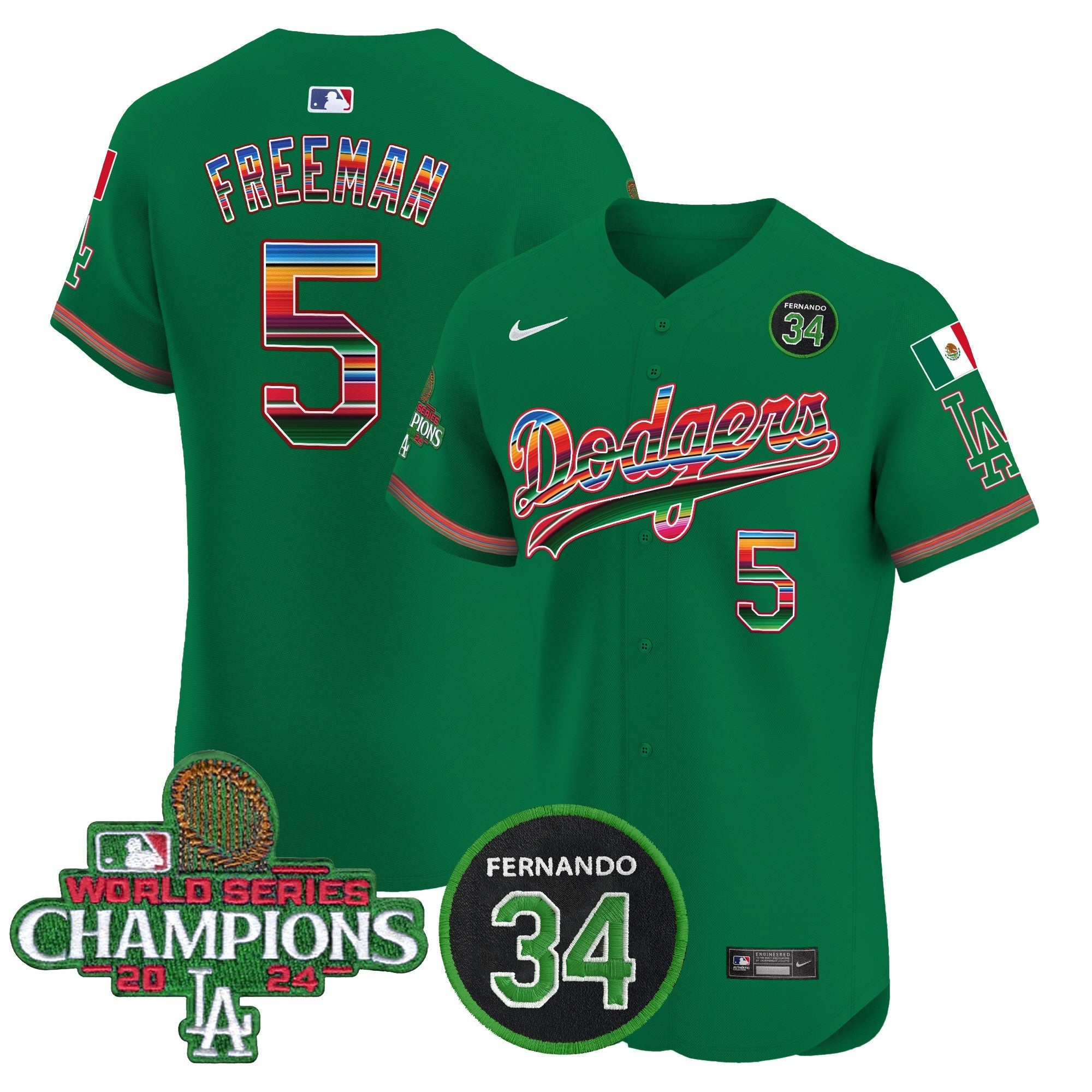 Men’s Mexico 2024 World Series Champions Vapor Premier Elite Jersey V2
