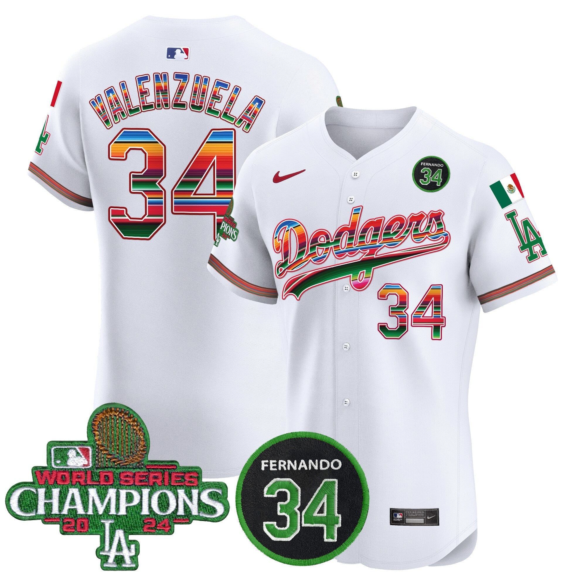 Men’s Mexico 2024 World Series Champions Vapor Premier Elite Jersey V2