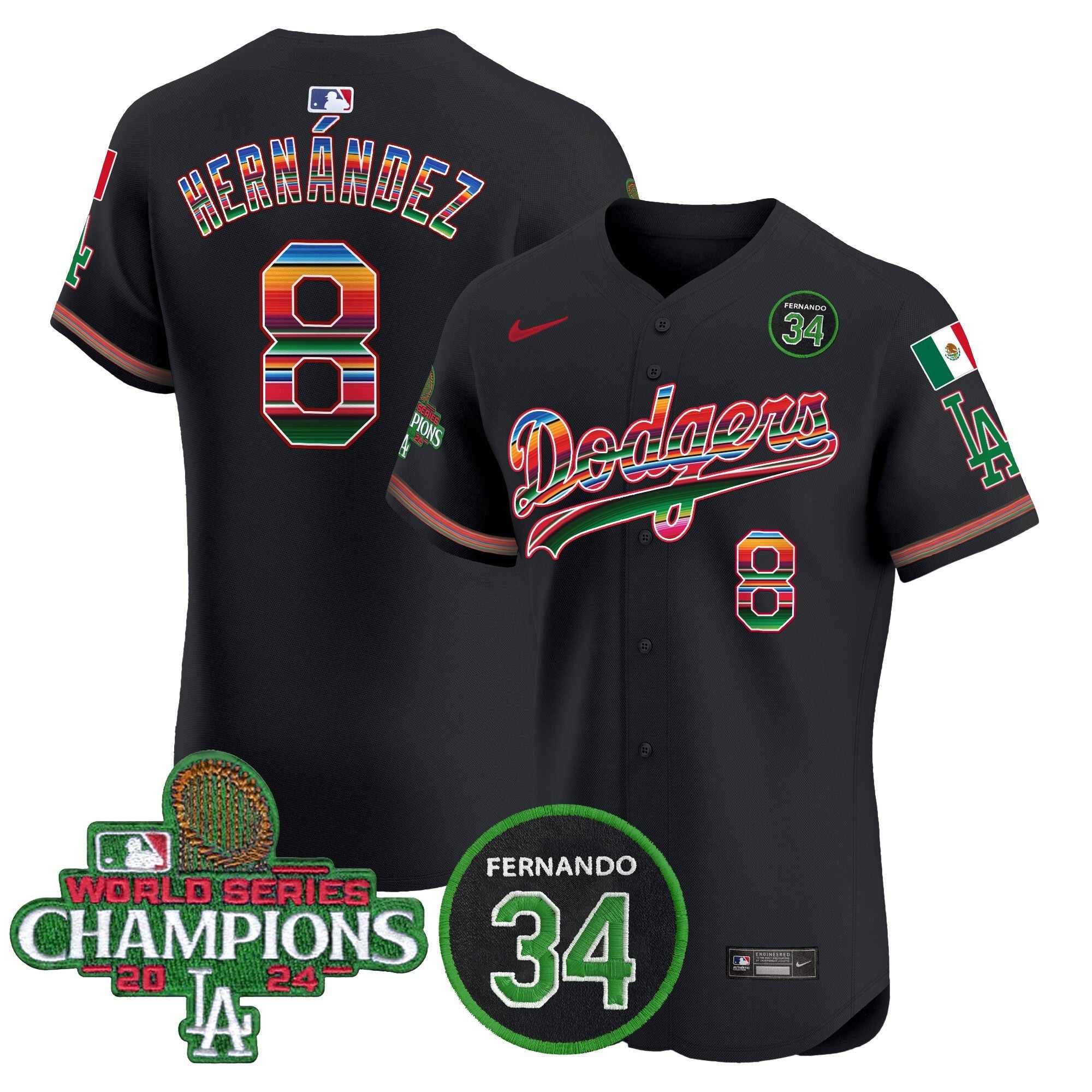 Men’s Mexico 2024 World Series Champions Vapor Premier Elite Jersey V2
