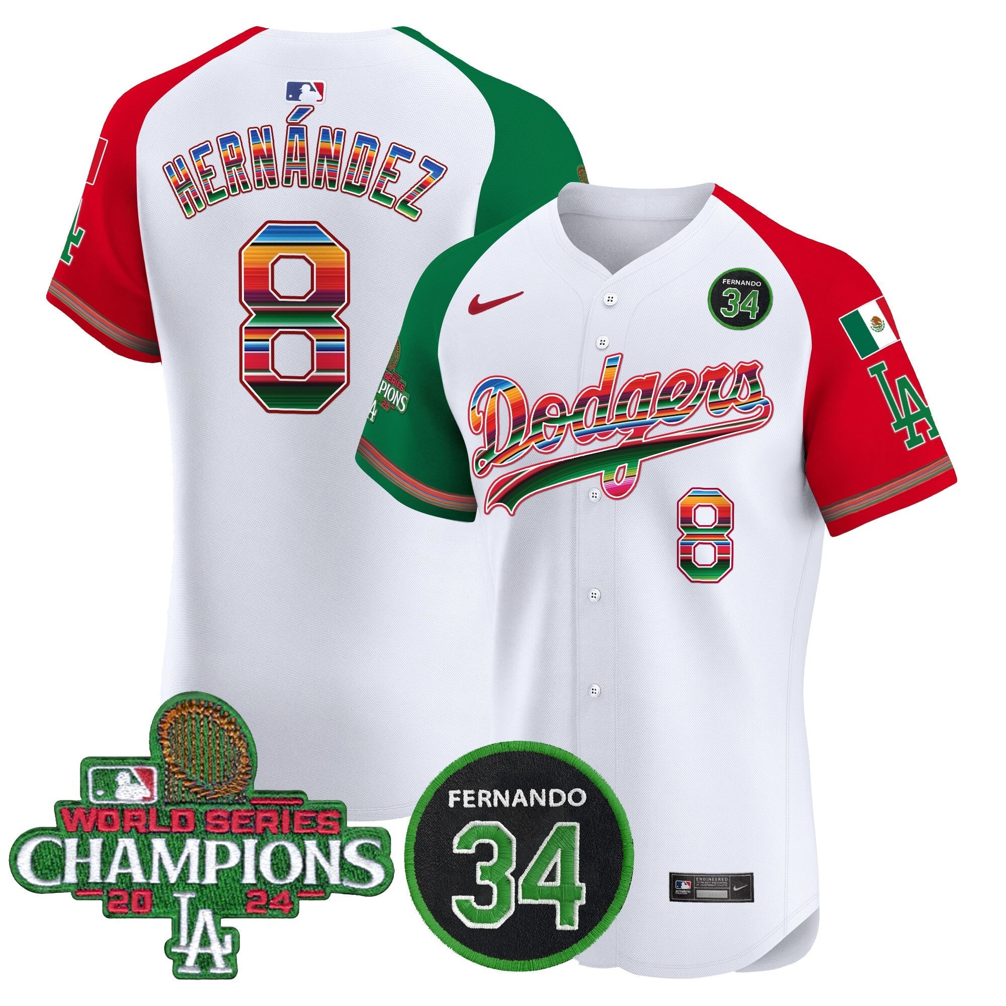 Men’s Mexico 2024 World Series Champions Vapor Premier Elite Jersey V2