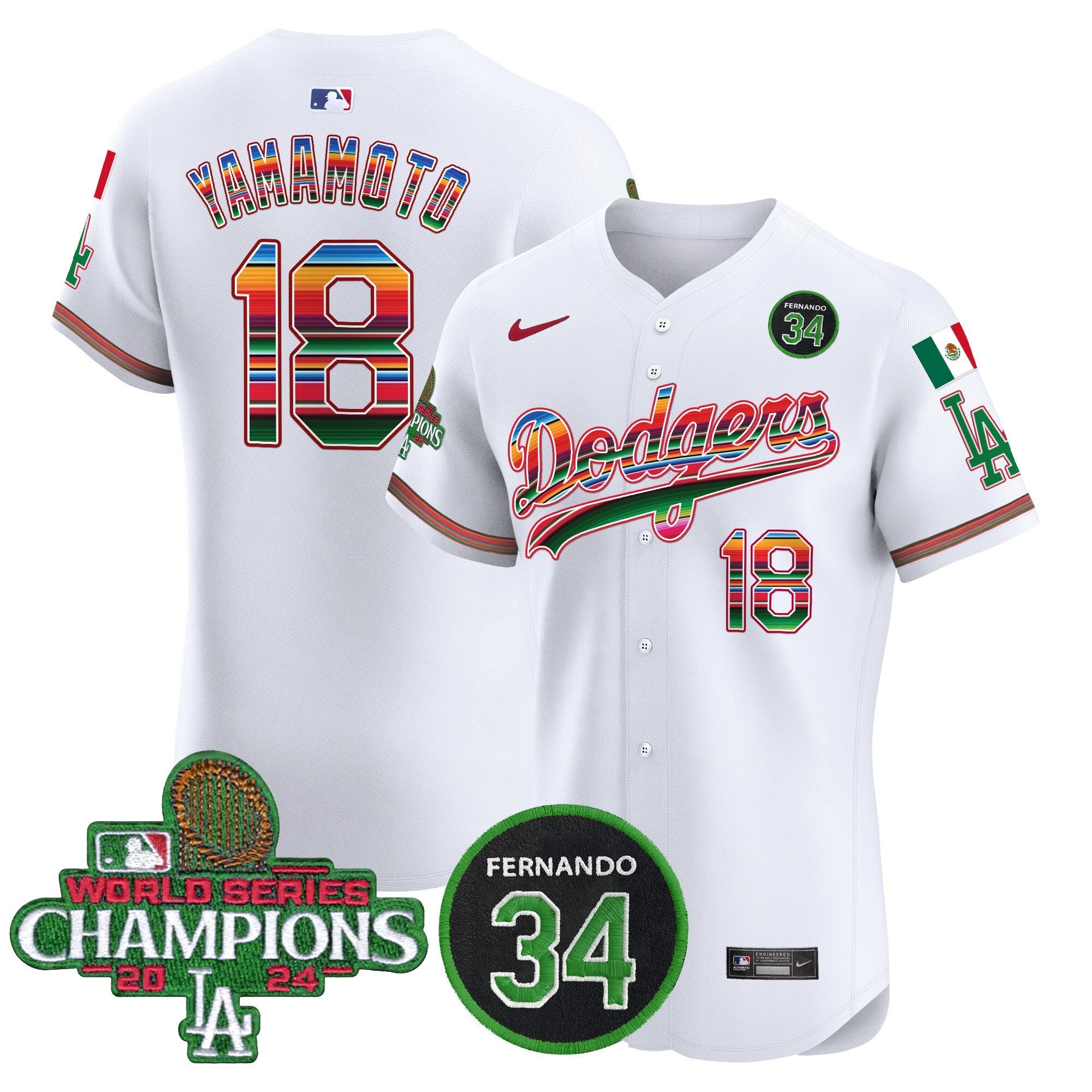 Men’s Mexico 2024 World Series Champions Vapor Premier Elite Jersey V2