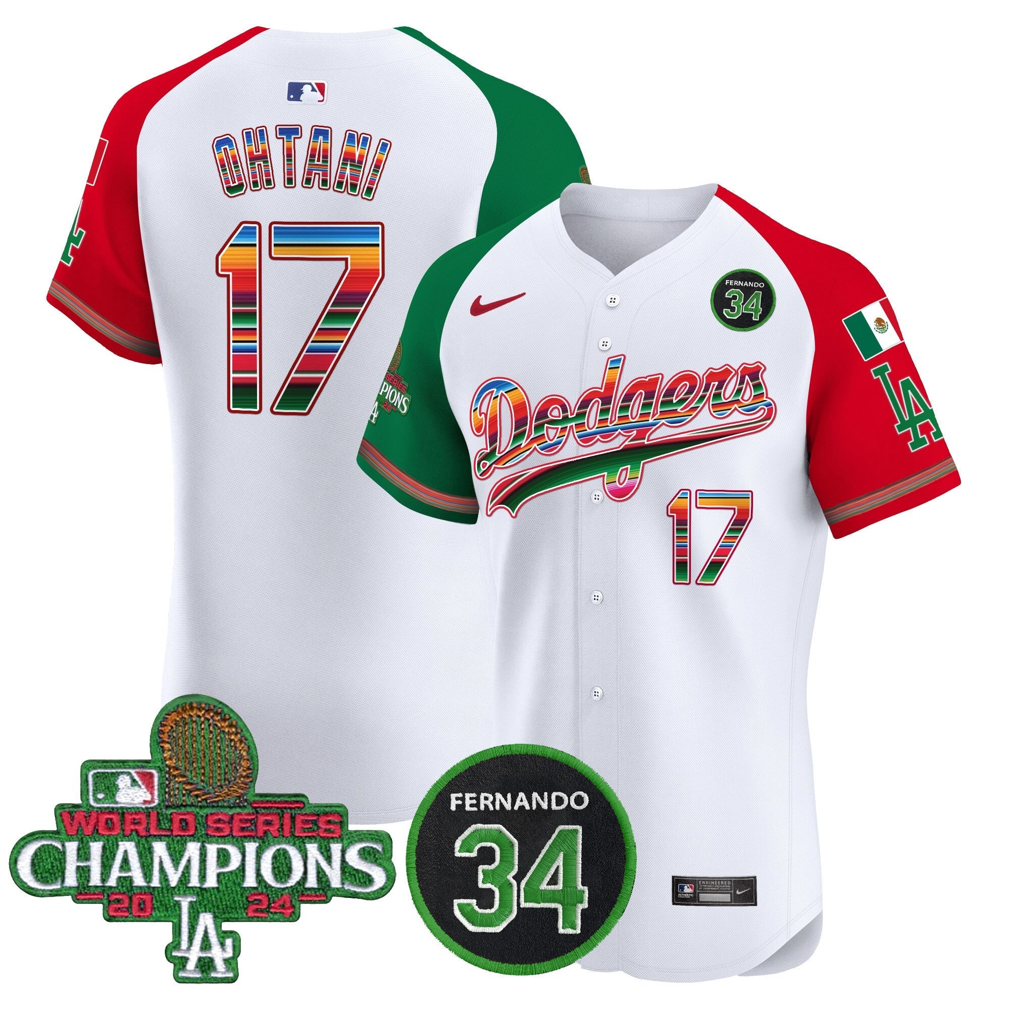 Men’s Mexico 2024 World Series Champions Vapor Premier Elite Jersey V2