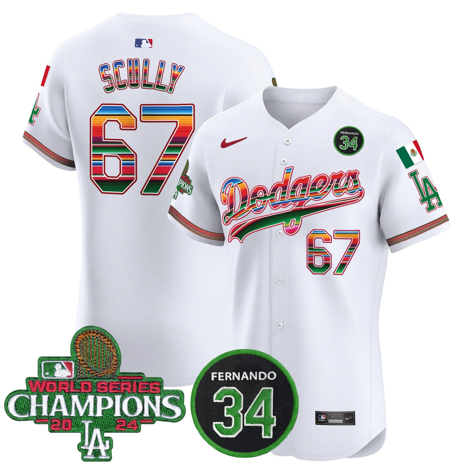 Men’s Mexico 2024 World Series Champions Vapor Premier Elite Jersey V2