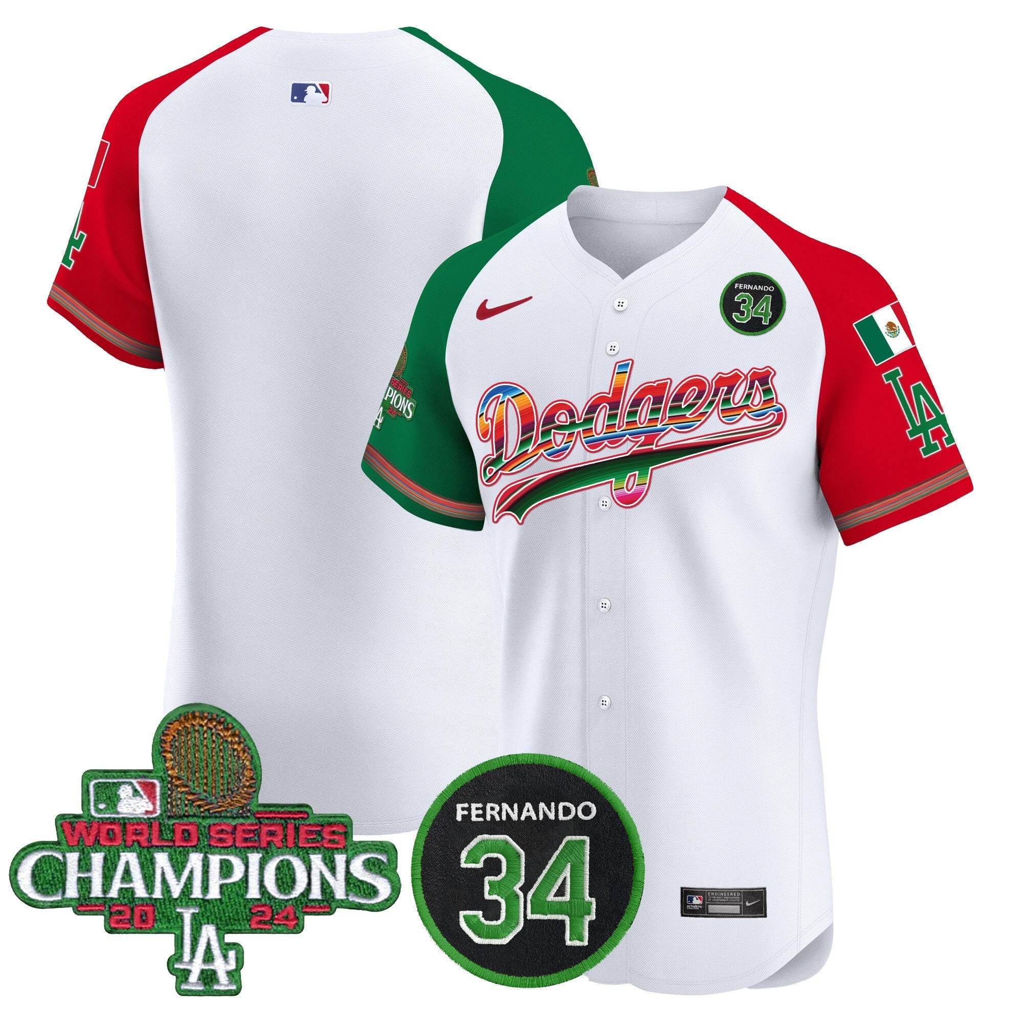Men’s Mexico 2024 World Series Champions Vapor Premier Elite Jersey V2