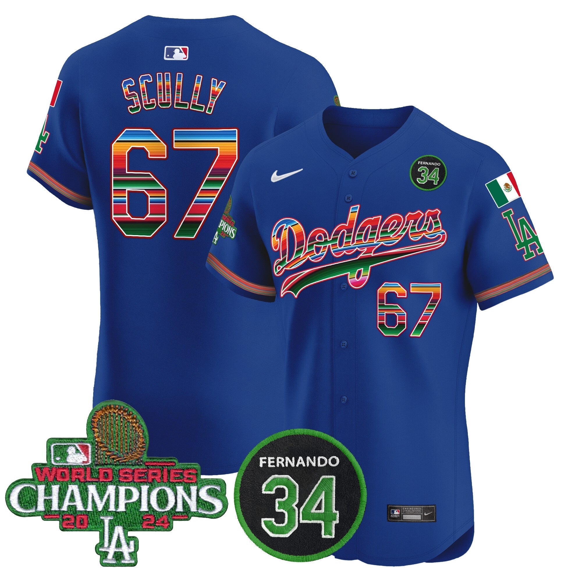 Men’s Mexico 2024 World Series Champions Vapor Premier Elite Jersey V2