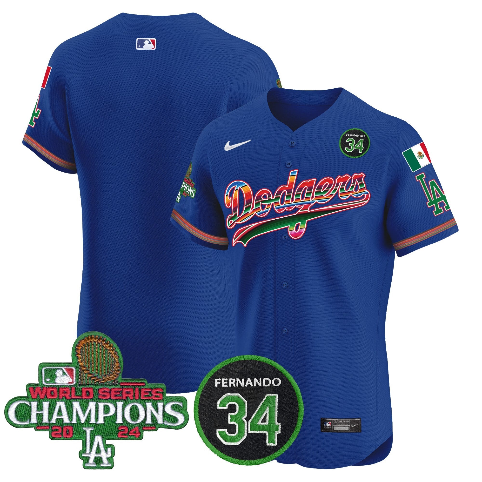 Men’s Mexico 2024 World Series Champions Vapor Premier Elite Jersey V2
