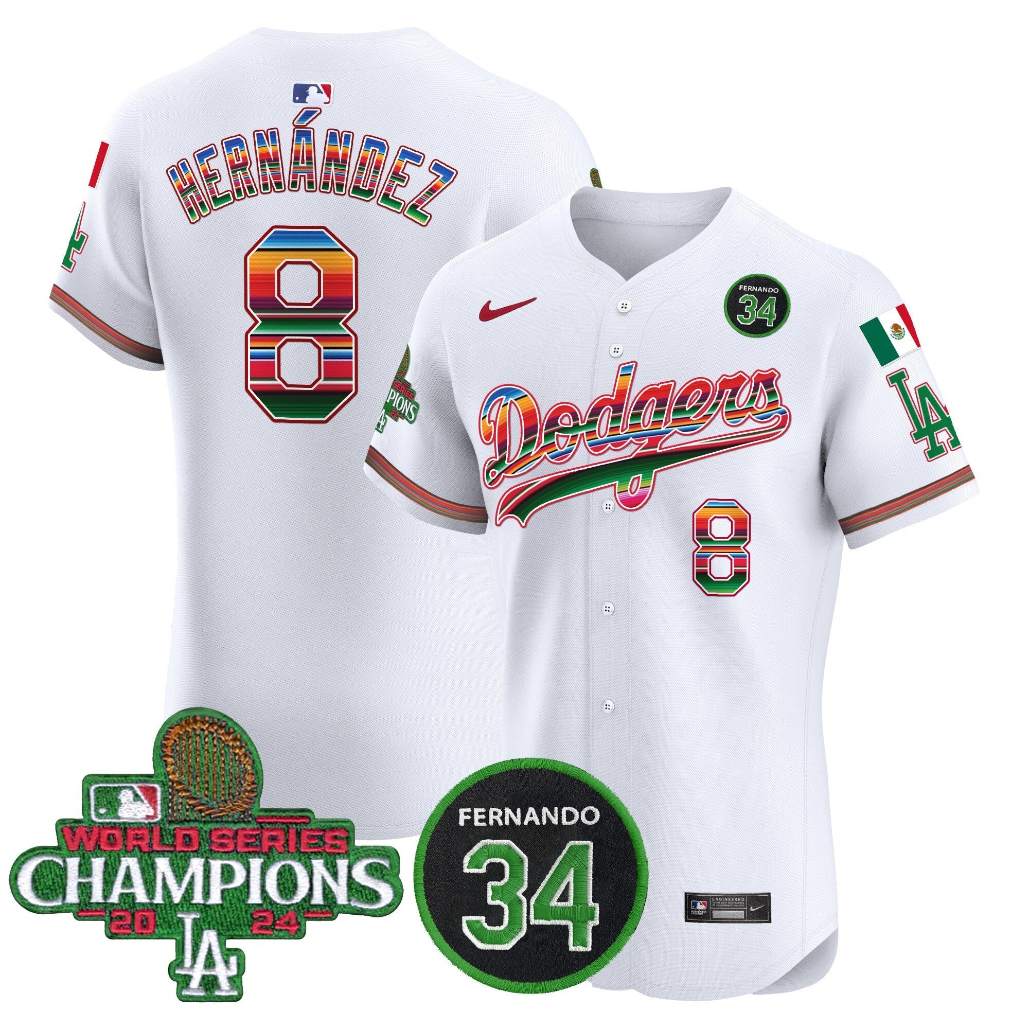 Men’s Mexico 2024 World Series Champions Vapor Premier Elite Jersey V2