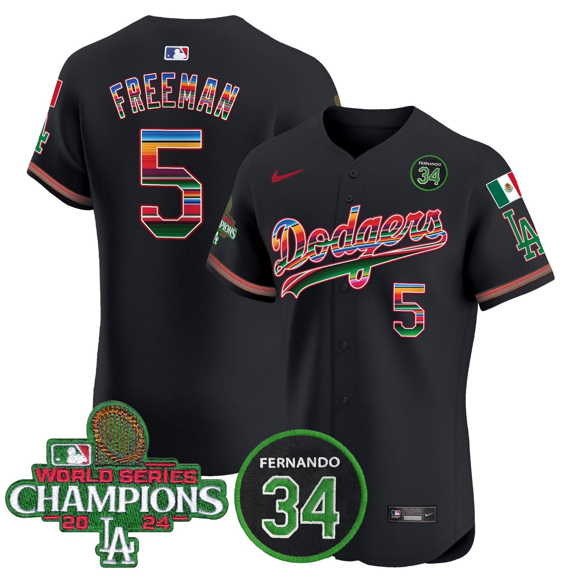 Men’s Mexico 2024 World Series Champions Vapor Premier Elite Jersey V2