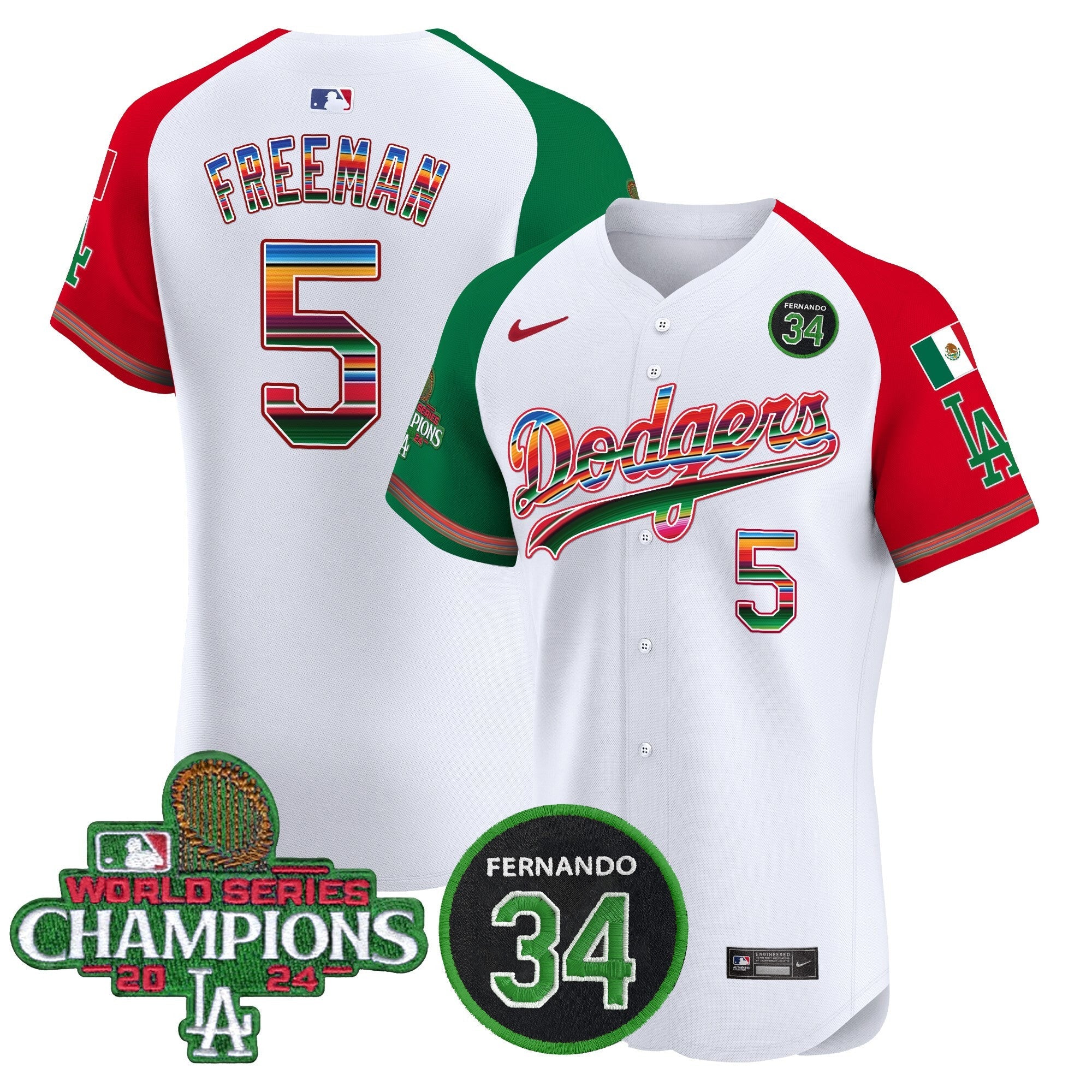 Men’s Mexico 2024 World Series Champions Vapor Premier Elite Jersey V2