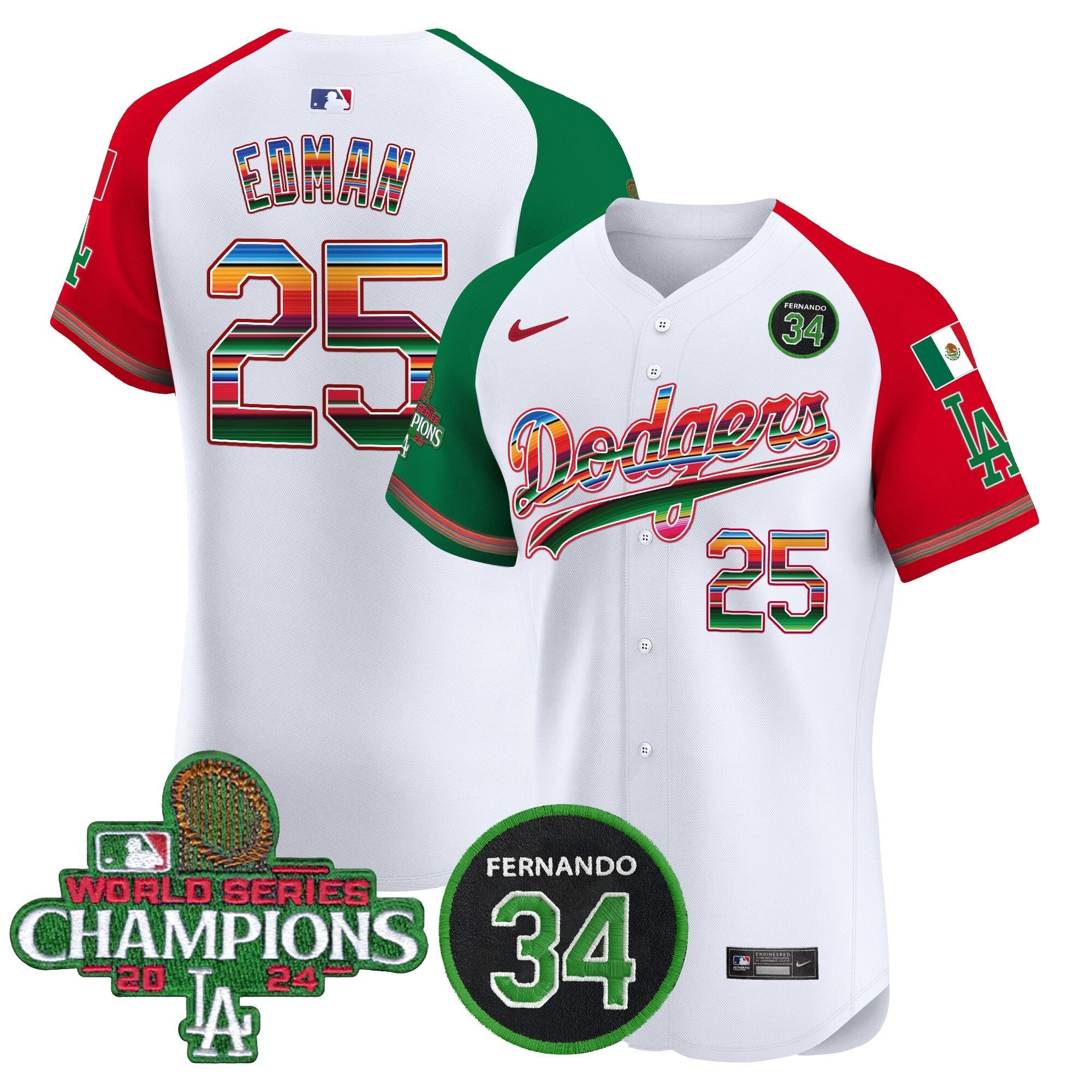 Men’s Mexico 2024 World Series Champions Vapor Premier Elite Jersey V2