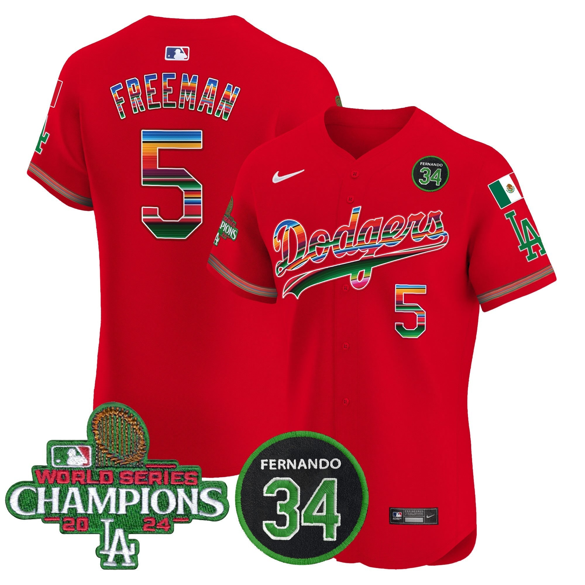 Men’s Mexico 2024 World Series Champions Vapor Premier Elite Jersey V2