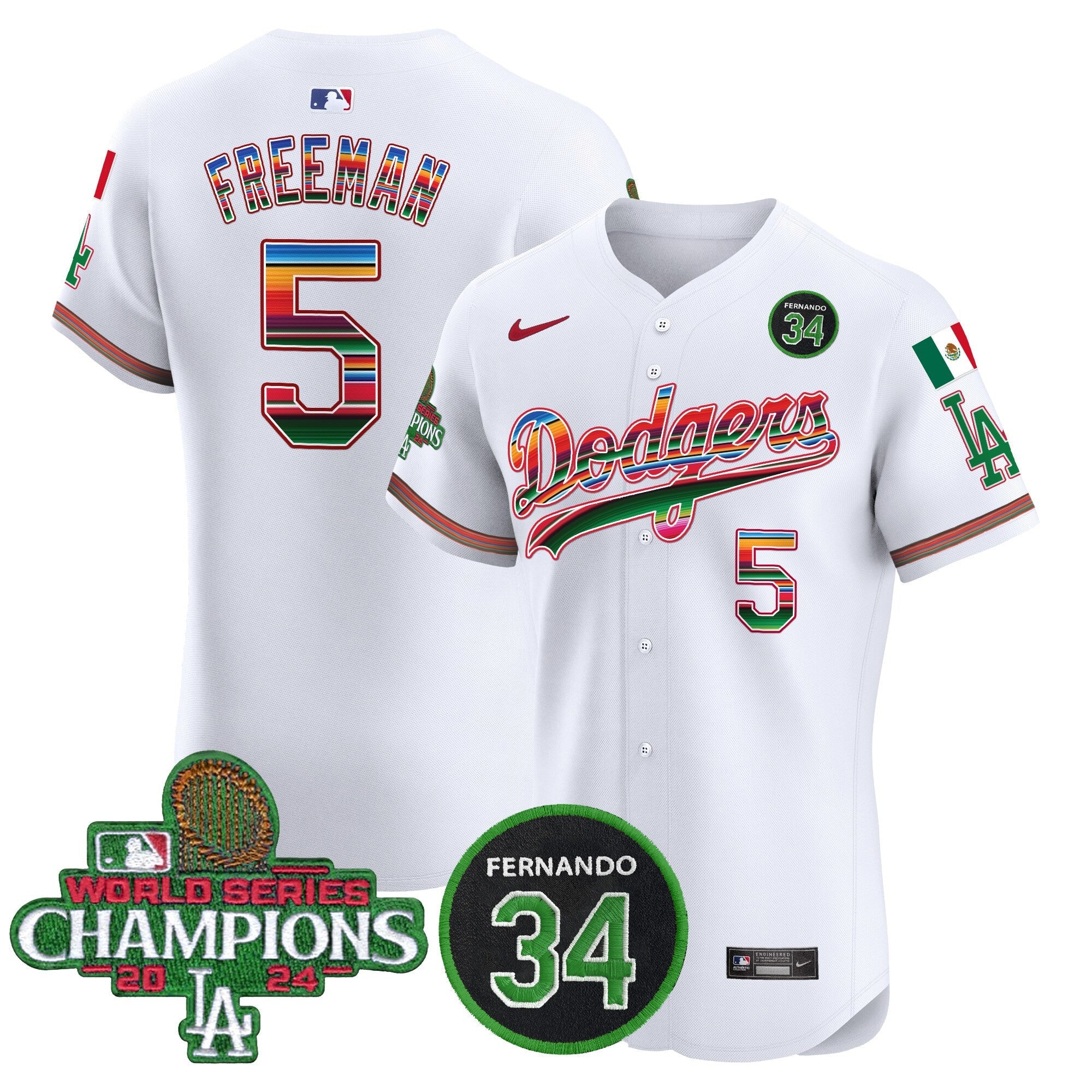 Men’s Mexico 2024 World Series Champions Vapor Premier Elite Jersey V2