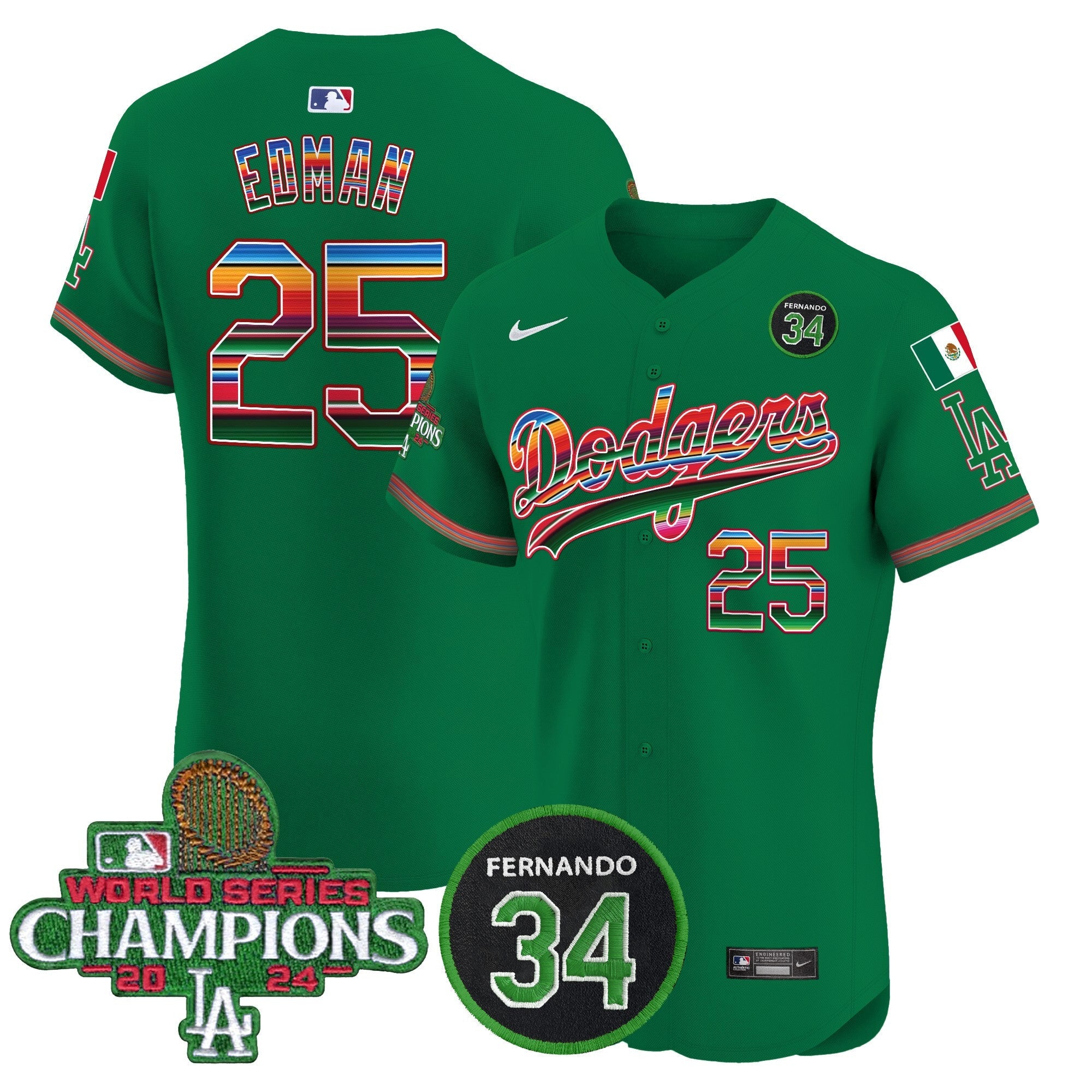Men’s Mexico 2024 World Series Champions Vapor Premier Elite Jersey V2