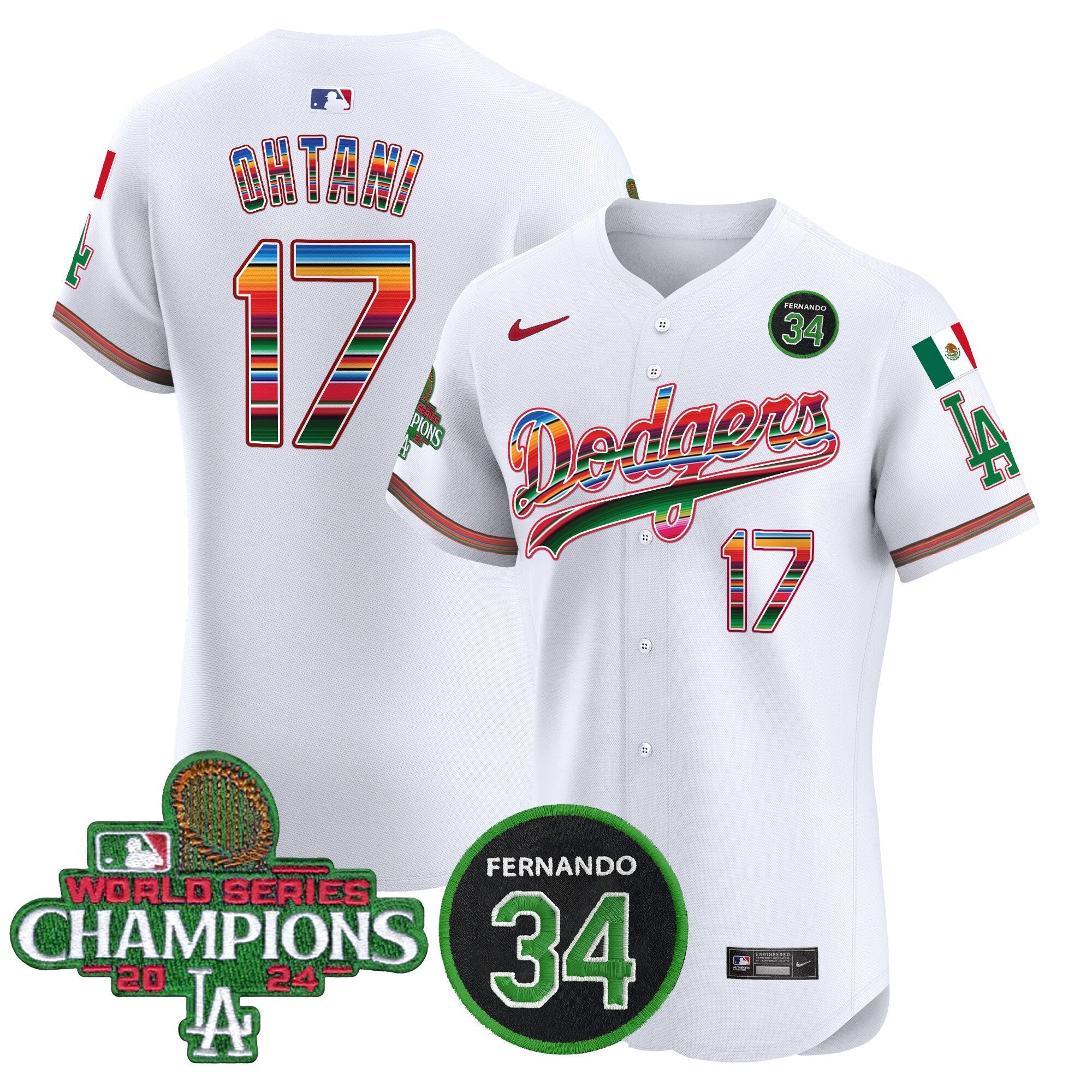 Men’s Mexico 2024 World Series Champions Vapor Premier Elite Jersey V2