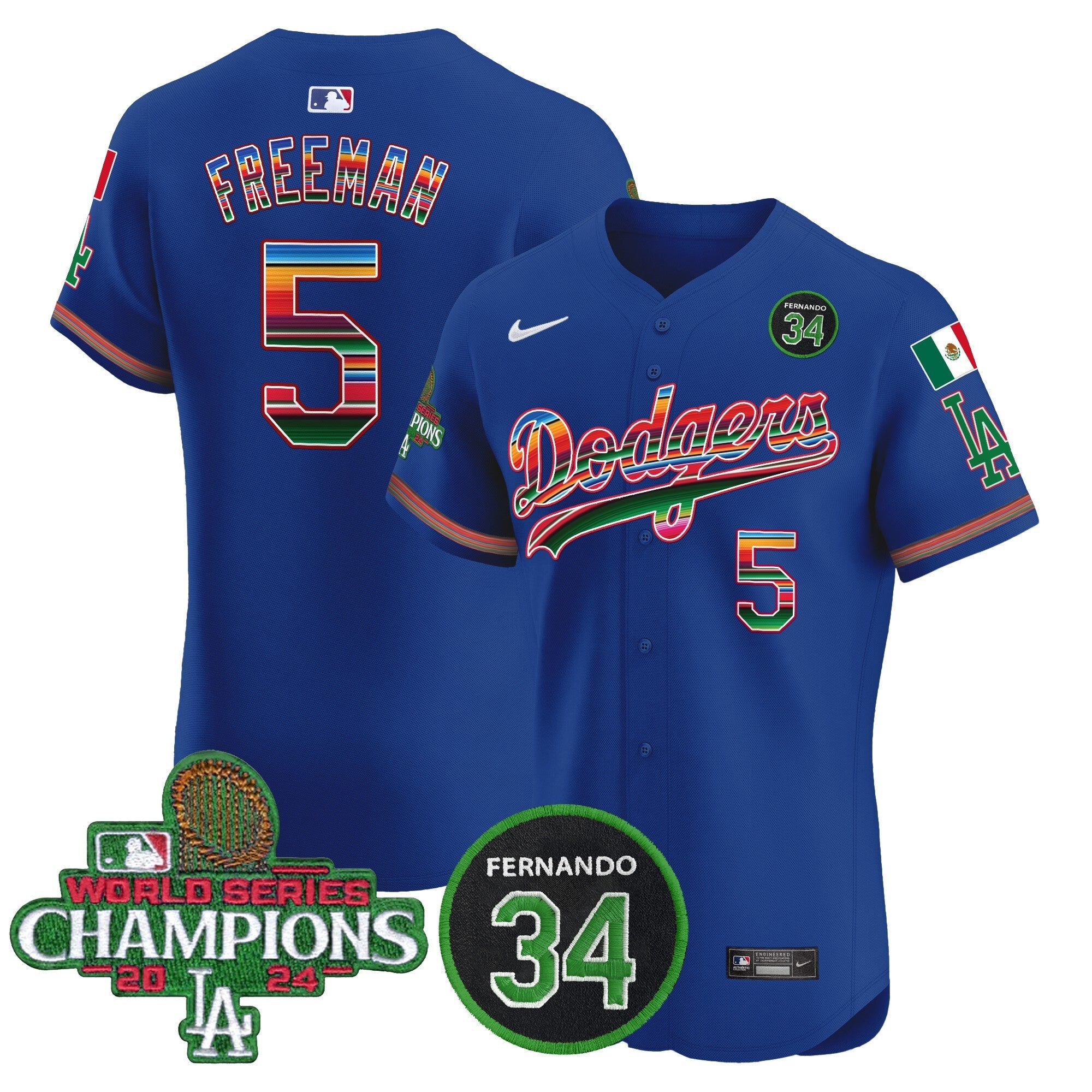 Men’s Mexico 2024 World Series Champions Vapor Premier Elite Jersey V2