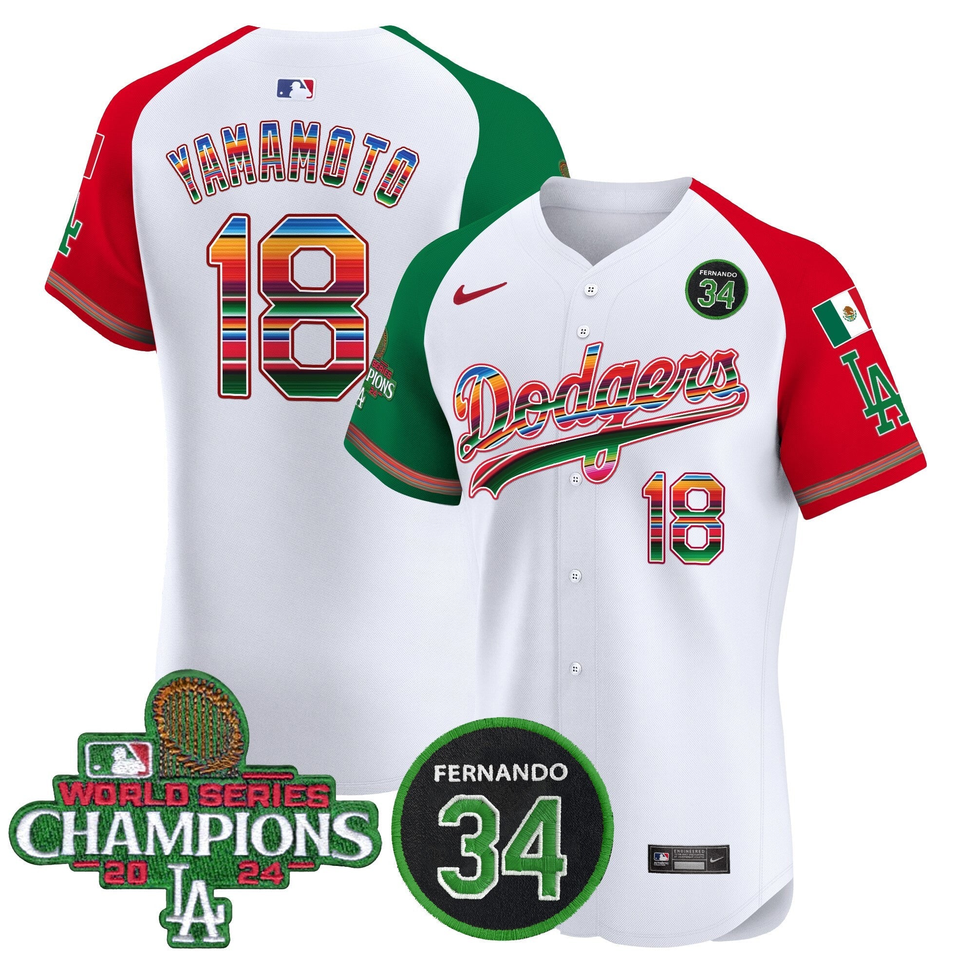 Men’s Mexico 2024 World Series Champions Vapor Premier Elite Jersey V2