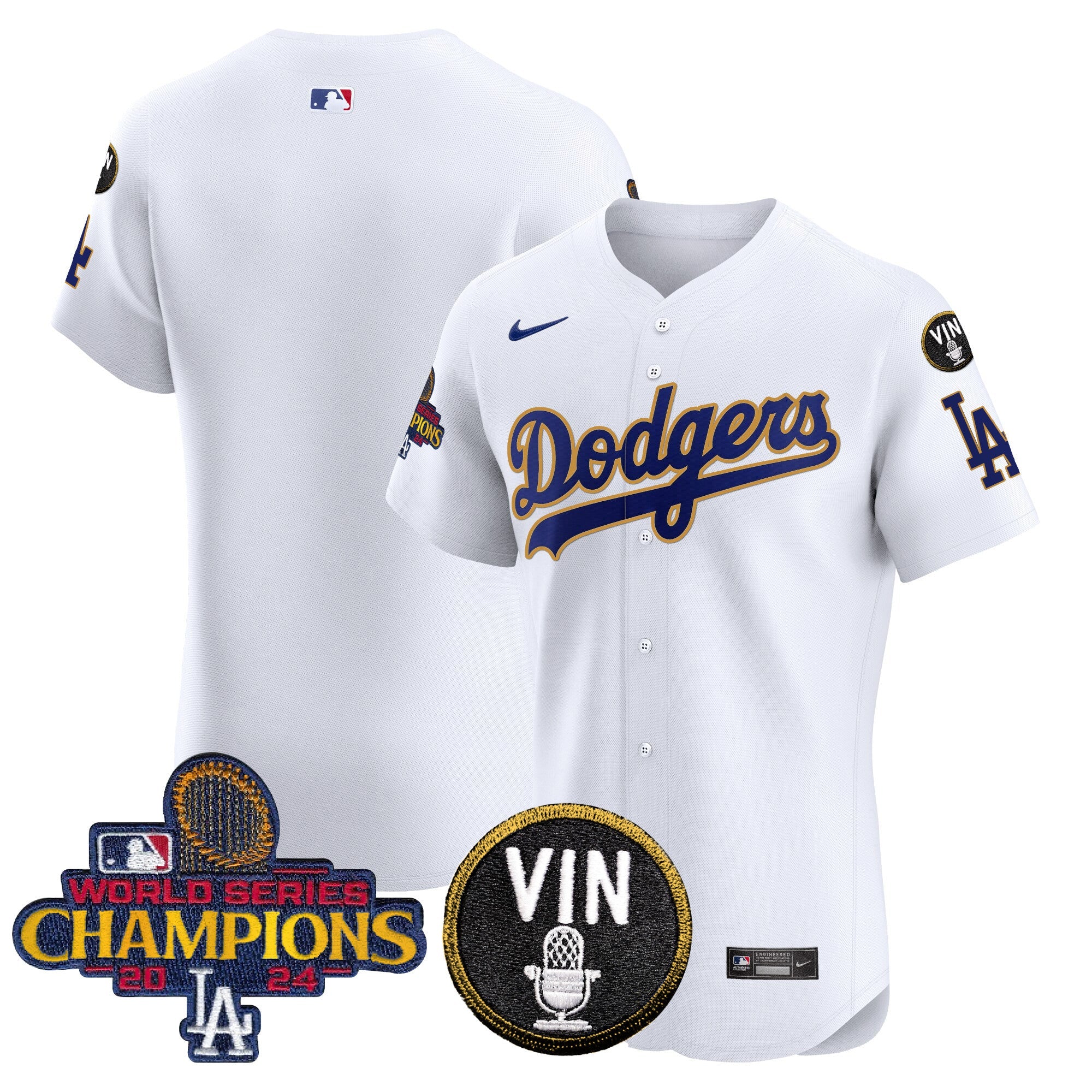 Men’s 2024 World Series Champions Gold Trim Vapor Premier Elite Jersey