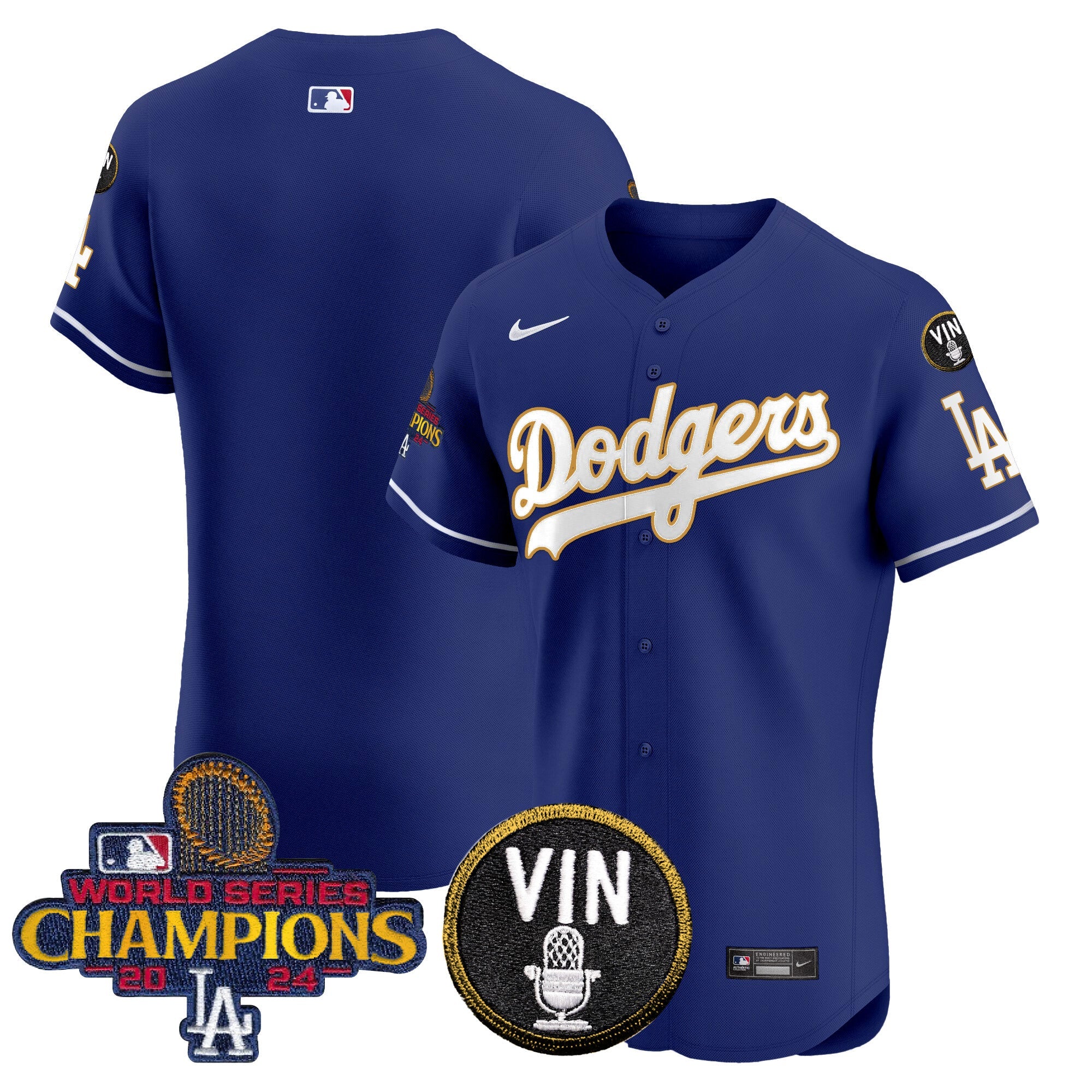 Men’s 2024 World Series Champions Gold Trim Vapor Premier Elite Jersey