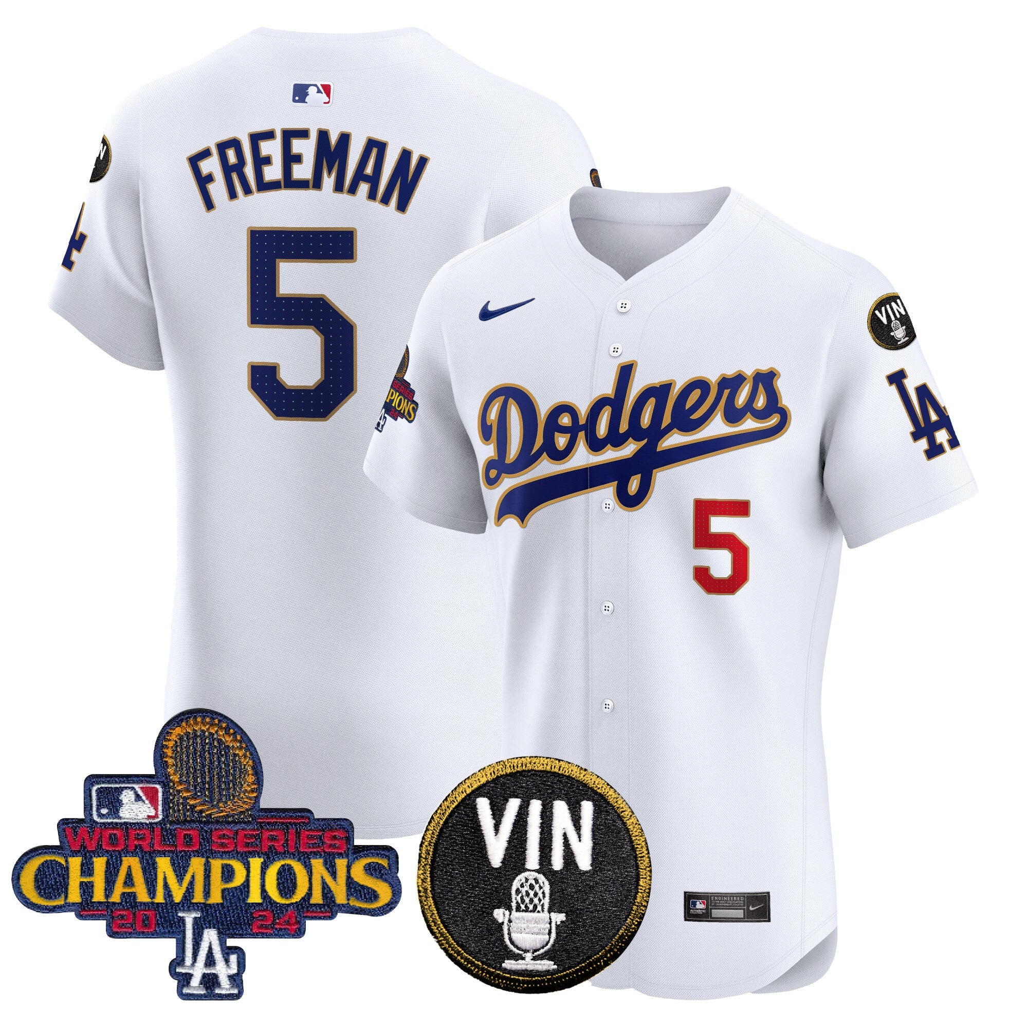Men’s 2024 World Series Champions Gold Trim Vapor Premier Elite Jersey